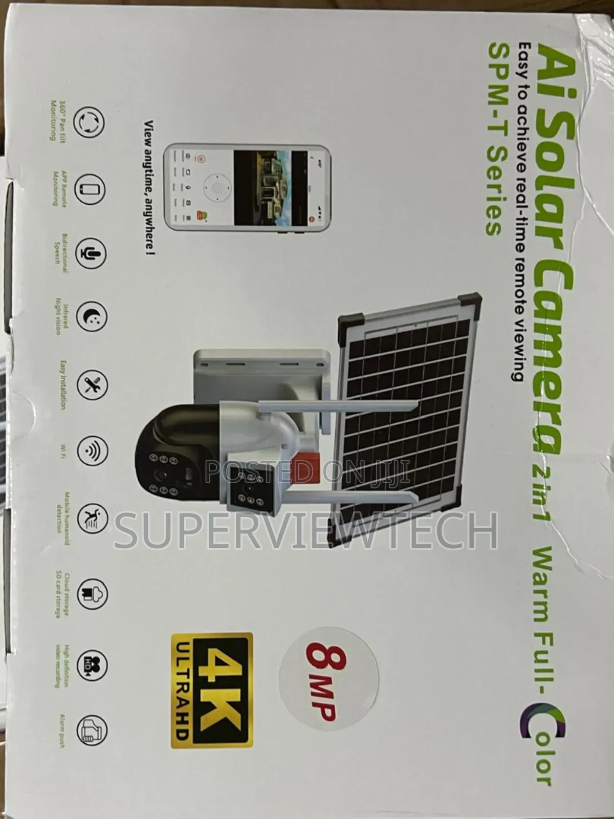 Dual Lens 4g Solar Powered Cctv Camera