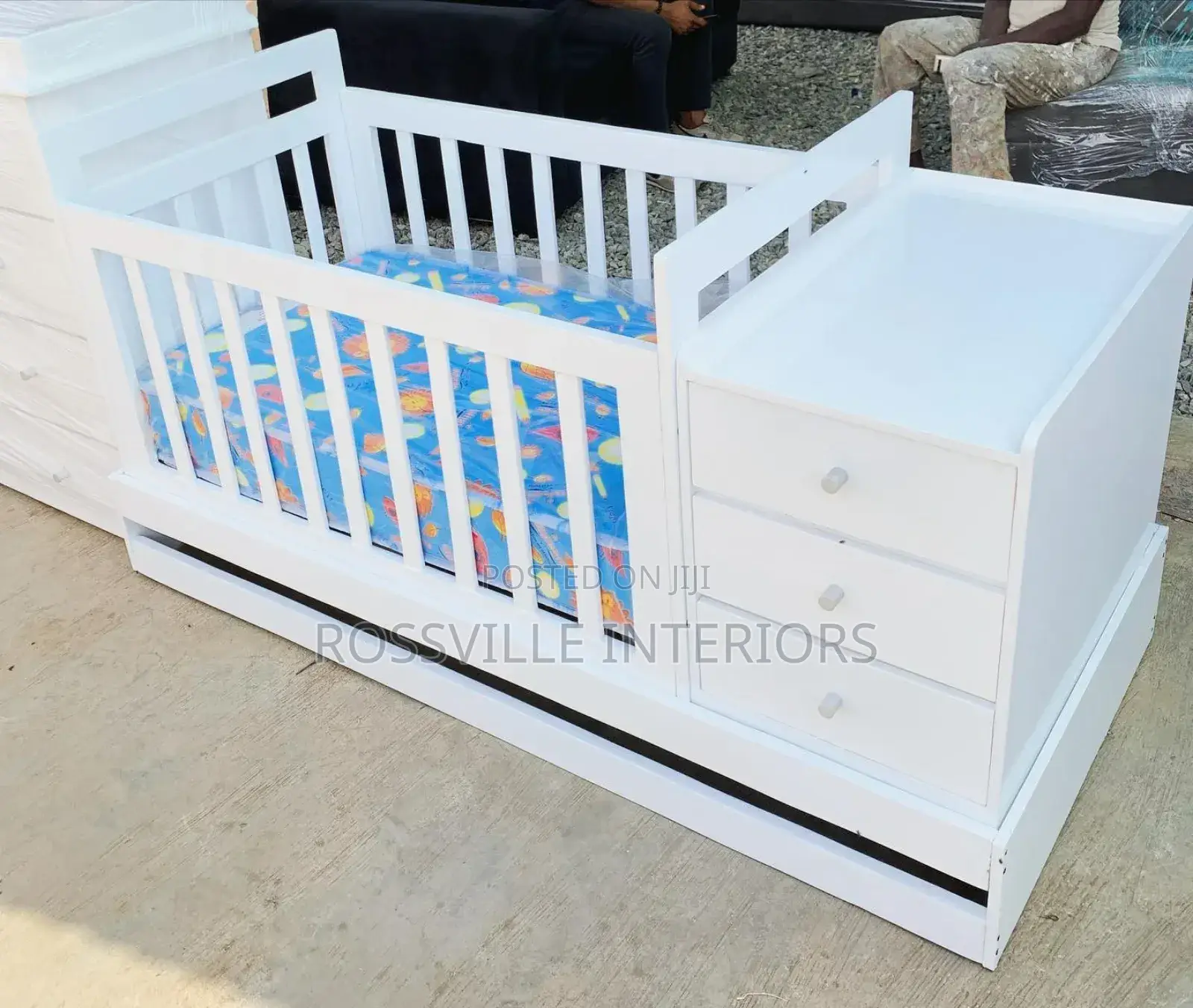 Kiddies / Baby Crib / Cot With Baby Bed
