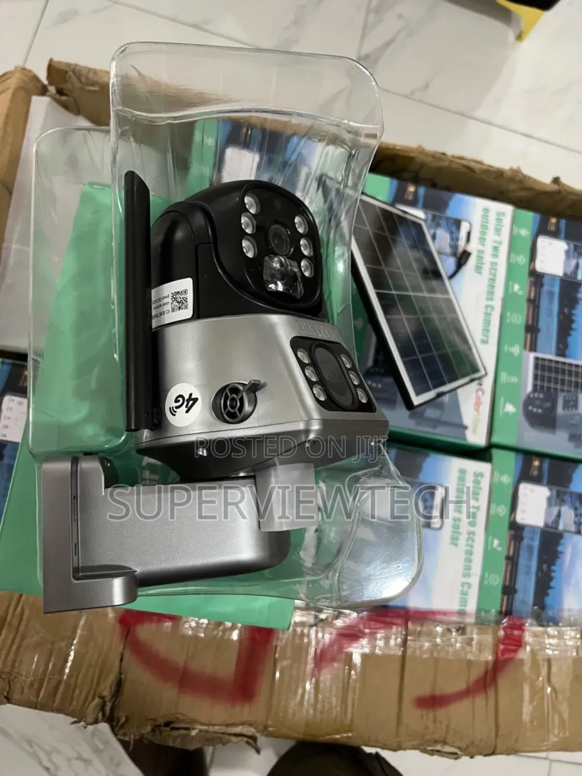 Solar Powered Auto Tracking CCTV Camera