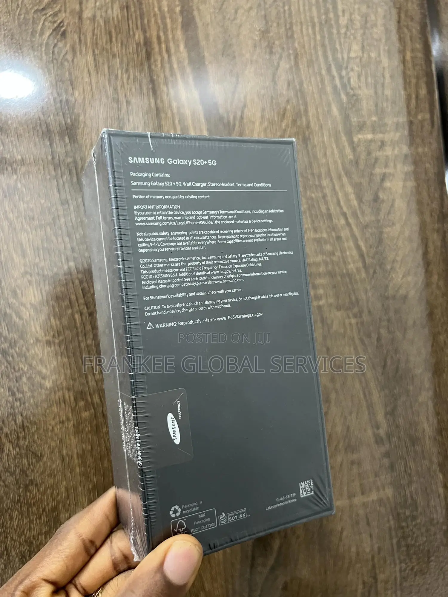 New Samsung Galaxy S20+ 128 GB Gray
