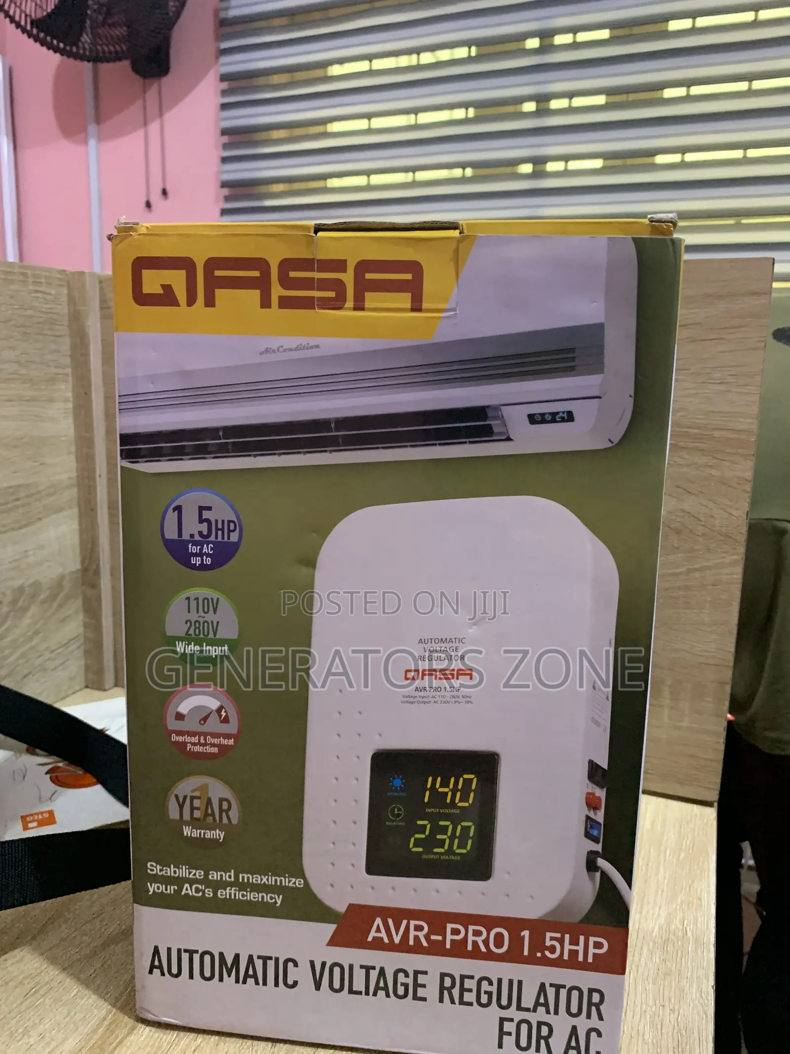 Never Lose Power Control – Qasa 2000w Voltage Stabilizer