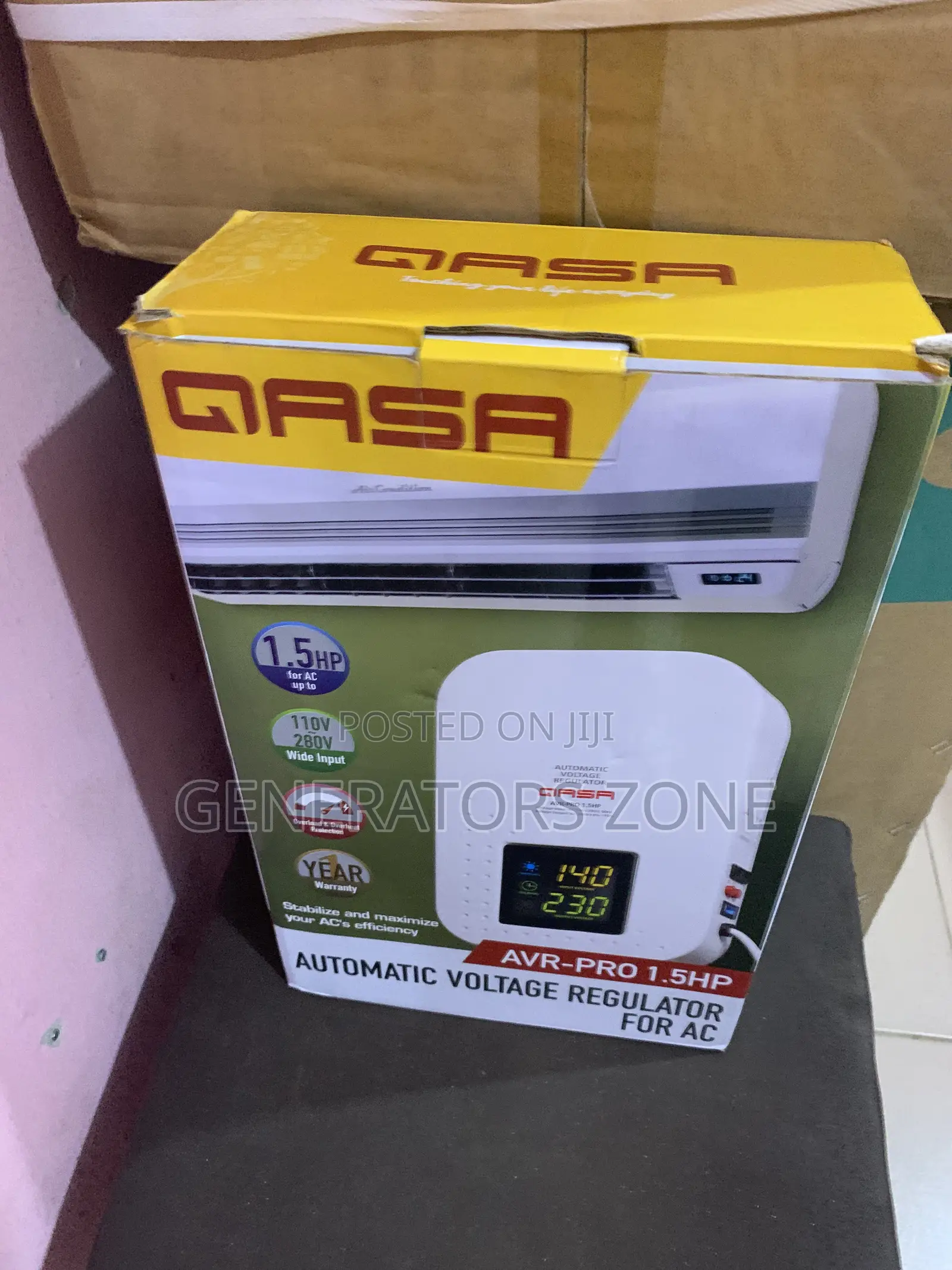 Qasa 2000w Avr – Ideal for Low Fluctuating Power Areas