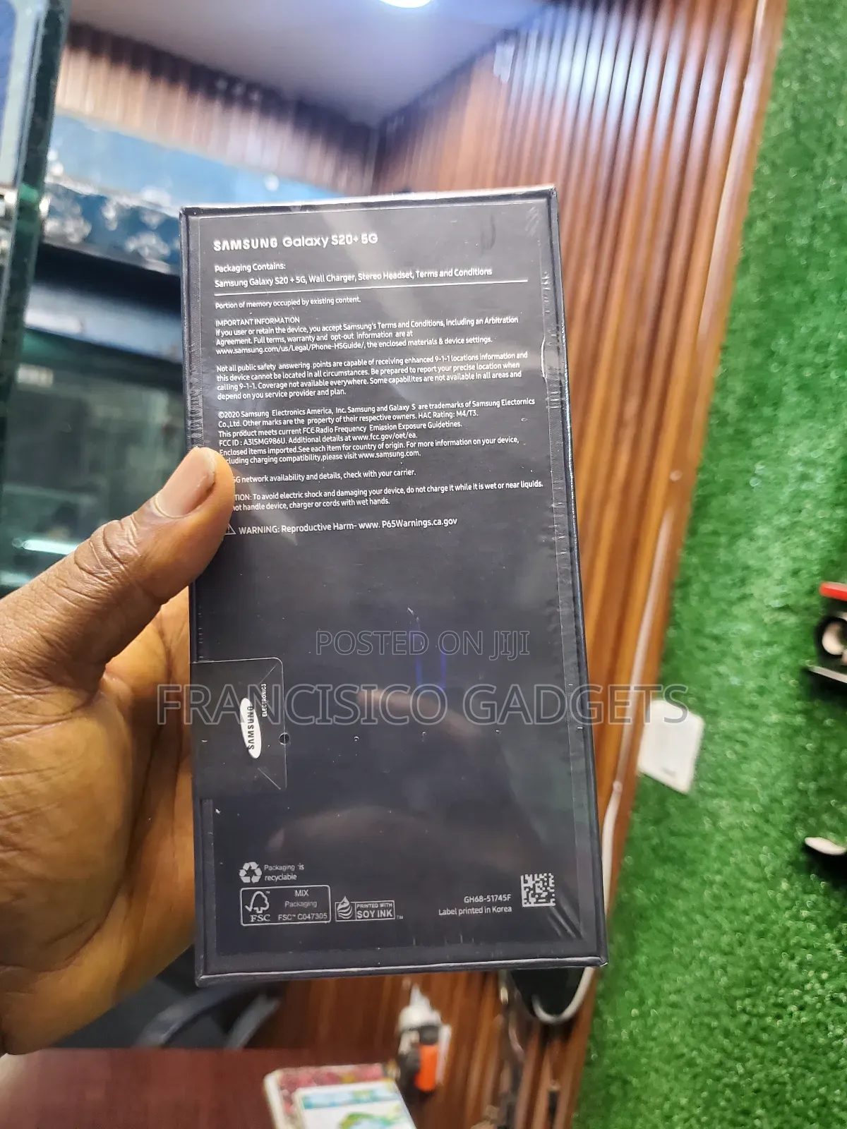 New Samsung Galaxy S20+ 5G 256 GB Gray