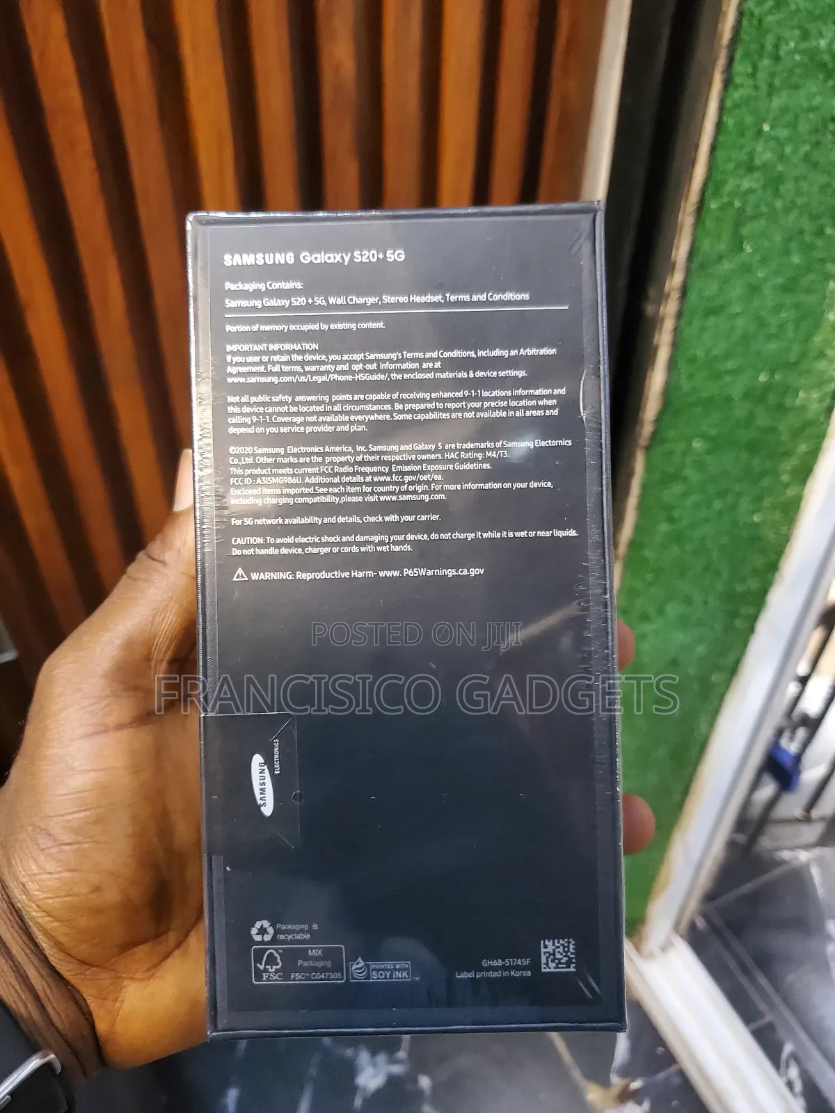 New Samsung Galaxy S20+ 5G 256 GB Gray