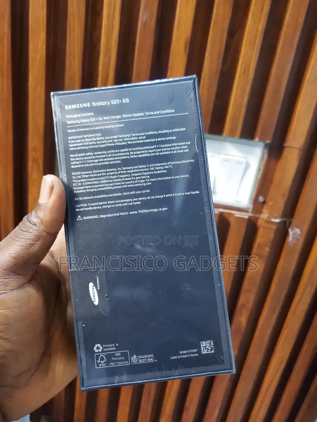 New Samsung Galaxy S20+ 5G 128 GB Gray