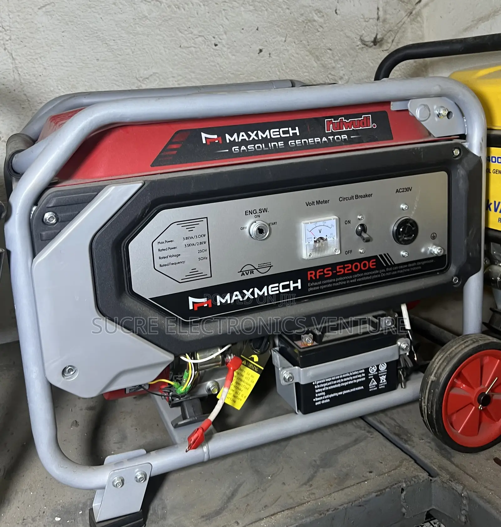 Brand New 4.5kva Maxmech Petrol Generator