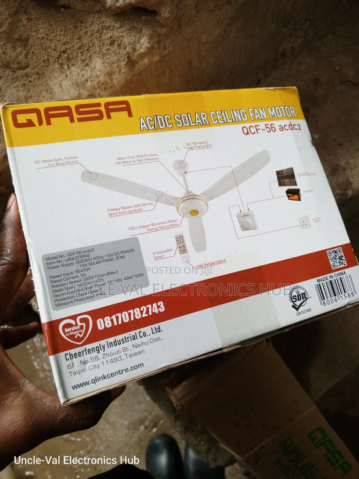 Qasa Ac/Dc Ceiling Fan