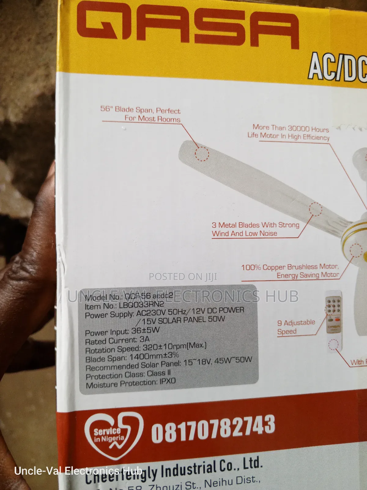 Qasa Ac/Dc Ceiling Fan