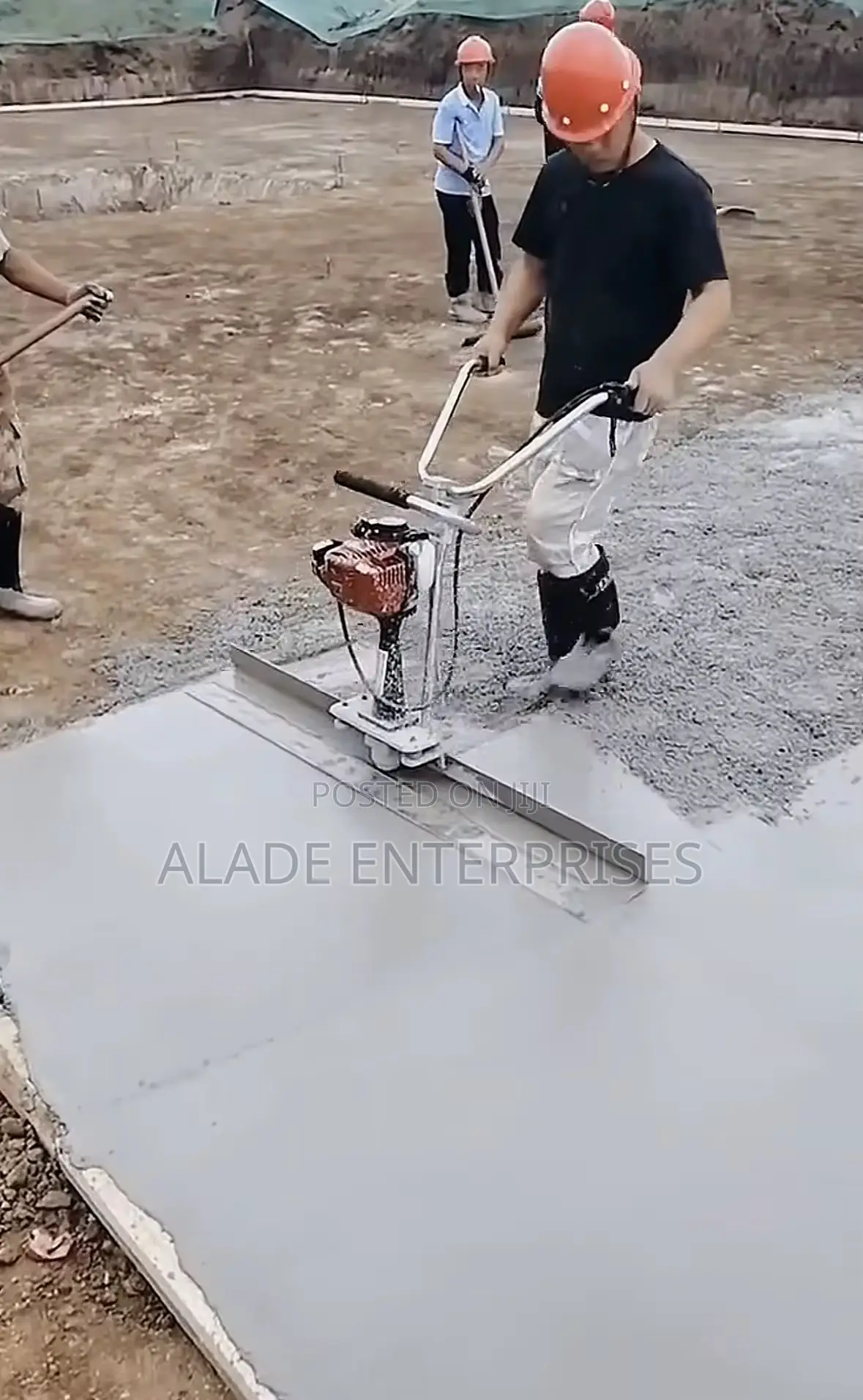 High Quality Concrete Vibrator Screed Surface Leveling By 4m