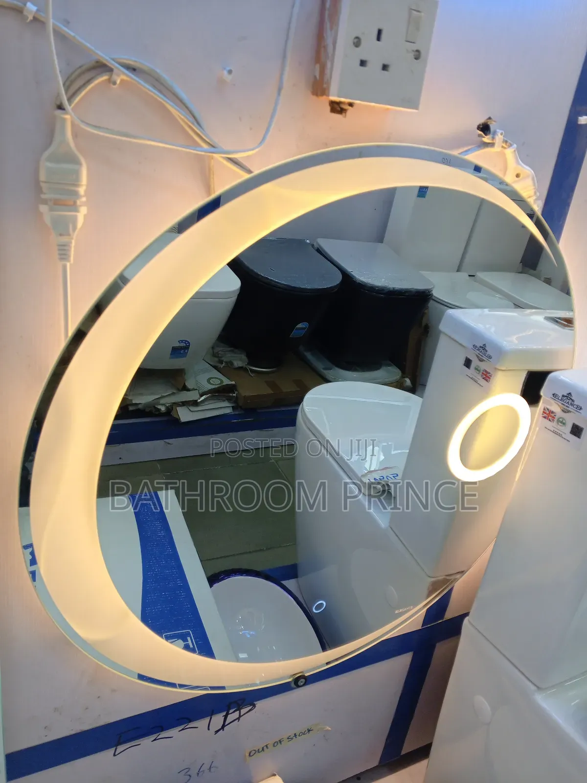 Round Led Mirror With Light