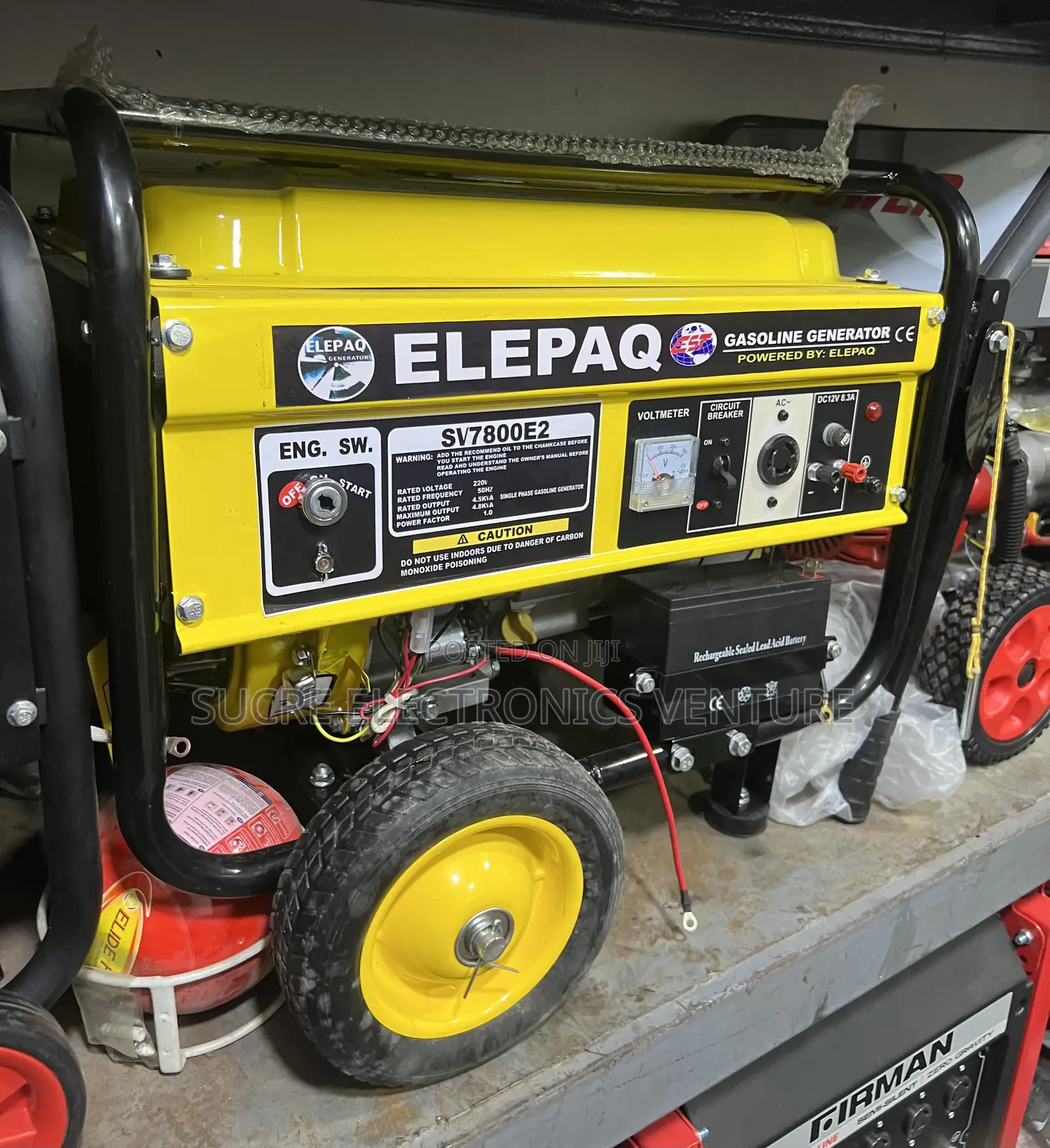 Original Elepaq Petrol Generator (Model 7800e2 4.5kva)