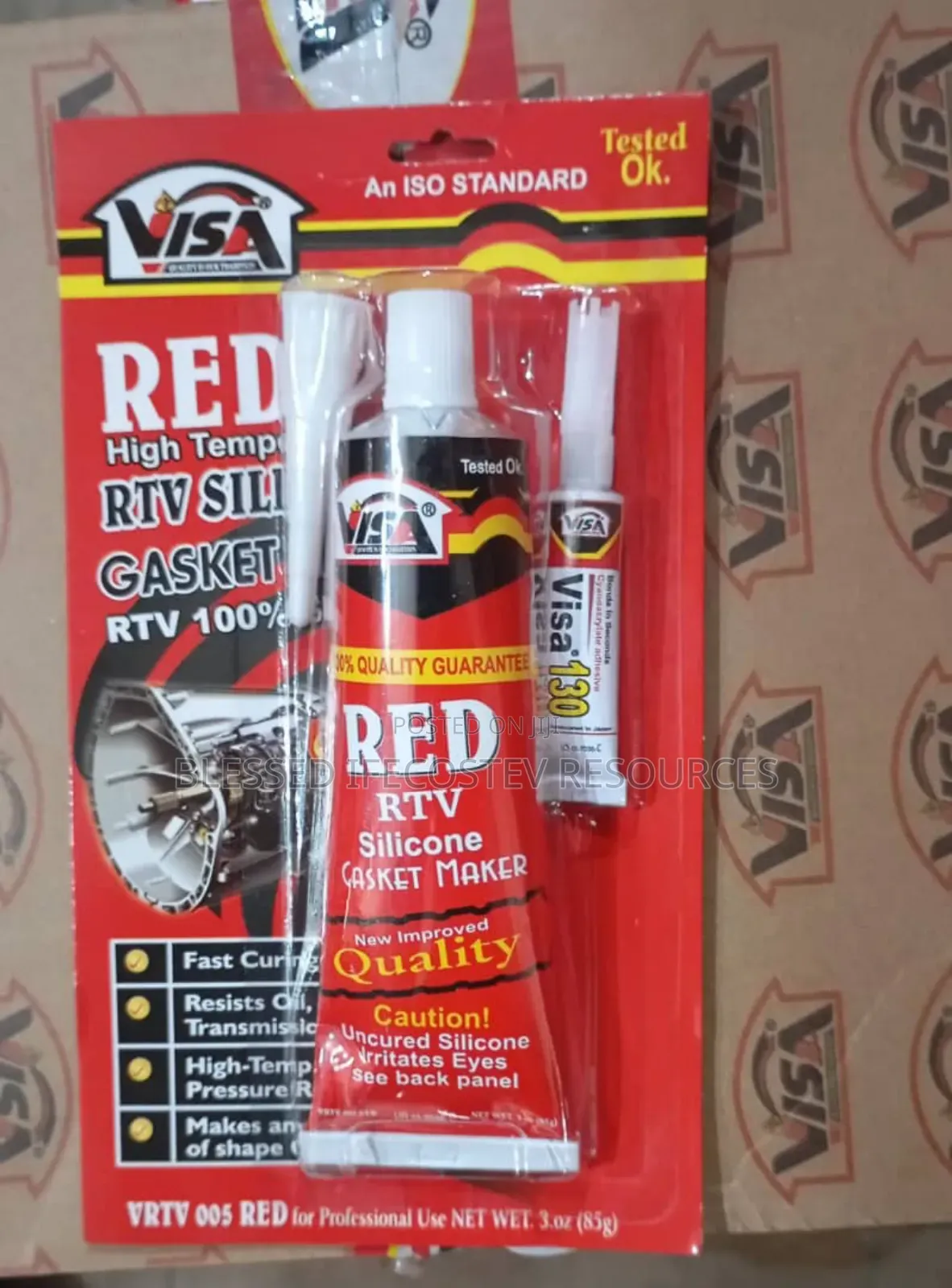 High Temperature RTV Silicone Gasket Maker Red