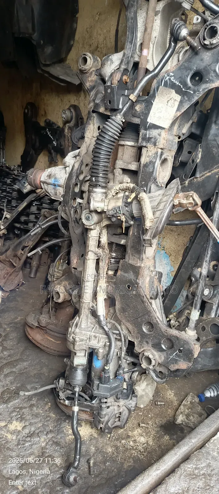 Complete Back Beam Ford Fusion 2014 Model
