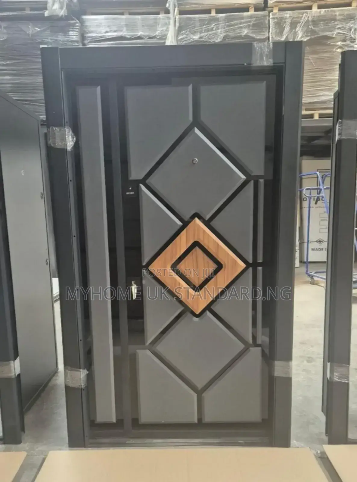 Armored Steel Door With a Distinctive Design