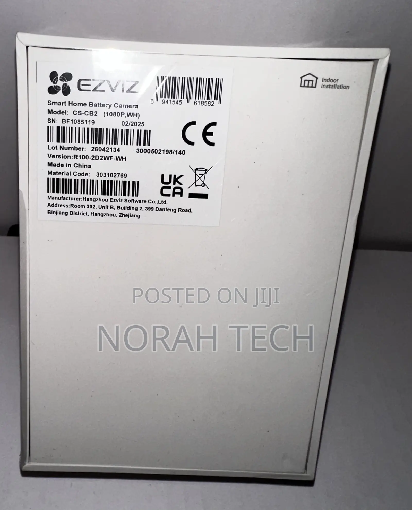 Ezviz Cb2 Smart Home Battery Camera