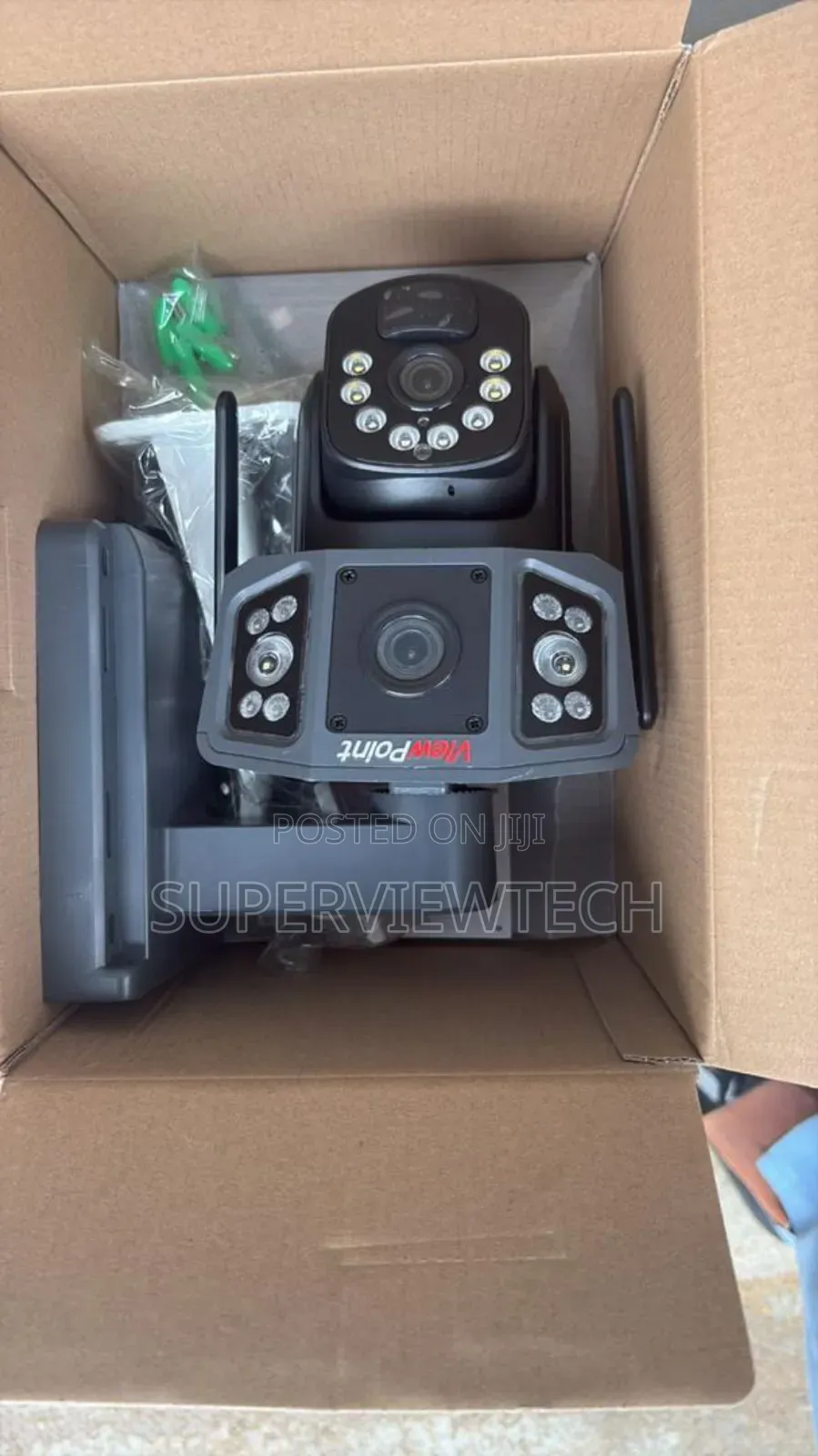 Solar Powered CCTV Dual Lens Security Camera