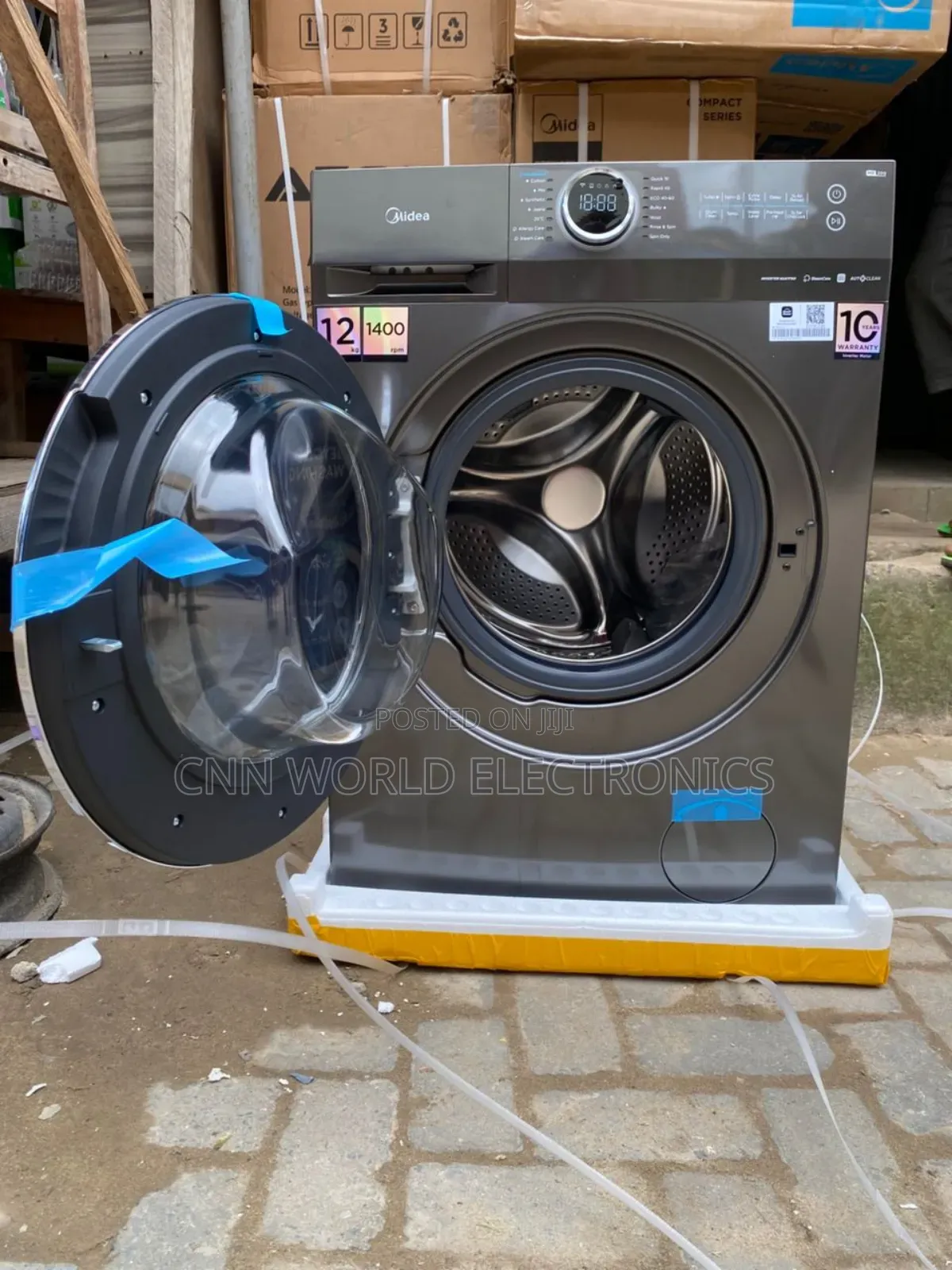 Midea Inverter 12kg Wash/Dryer Automatic Front Loader 2yrs