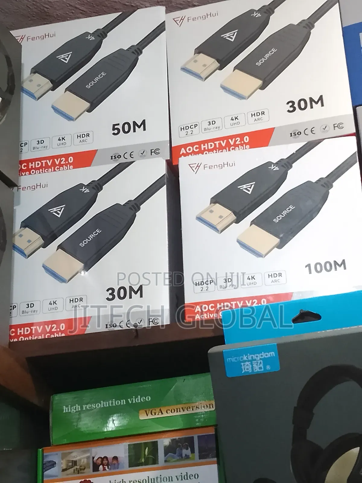 Feng Hui Aoc Cable Optical 2.0 Fiber 50m