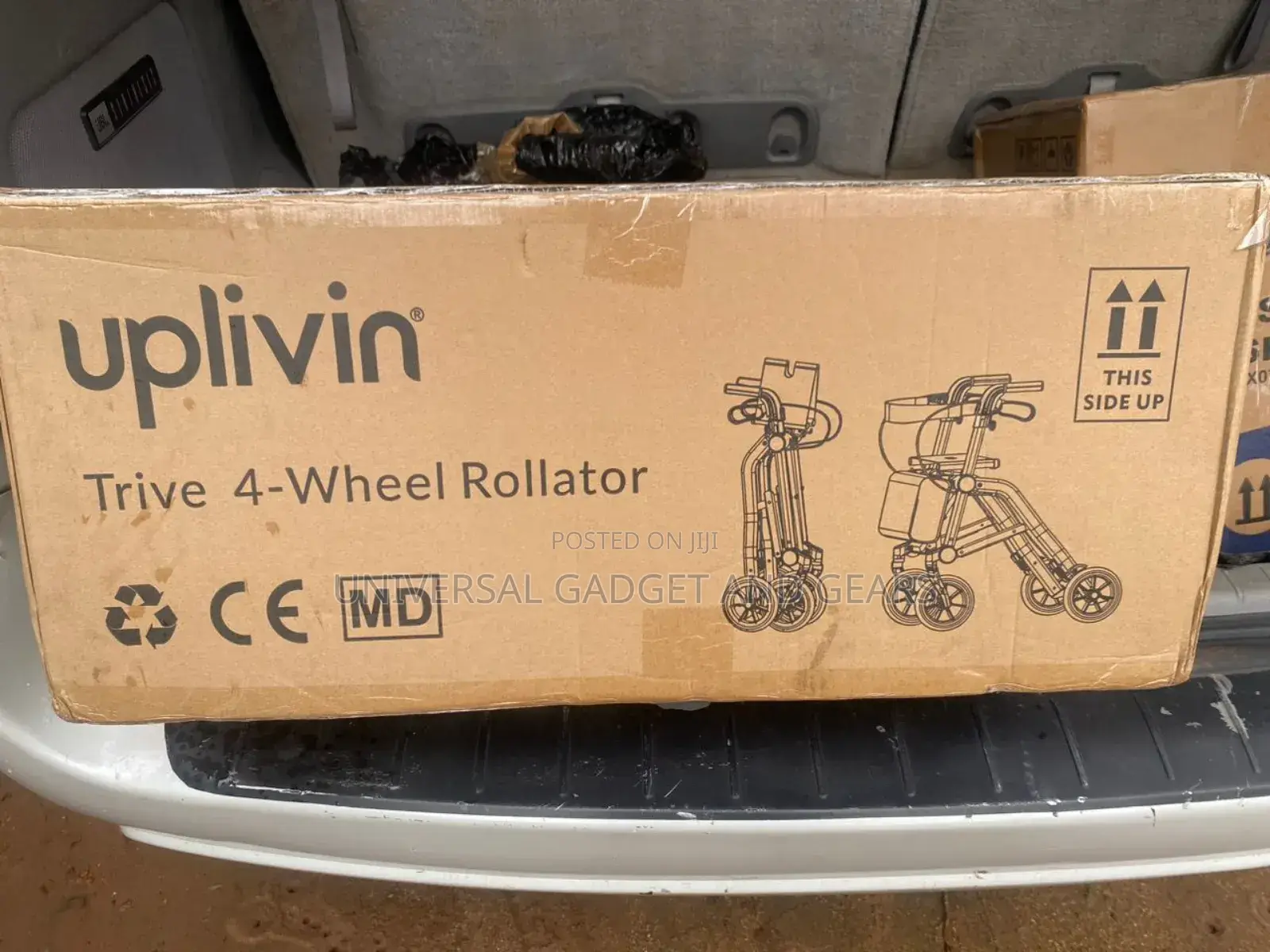 Uplivin Trive Rollator With Seat - 1 Step Double Folding