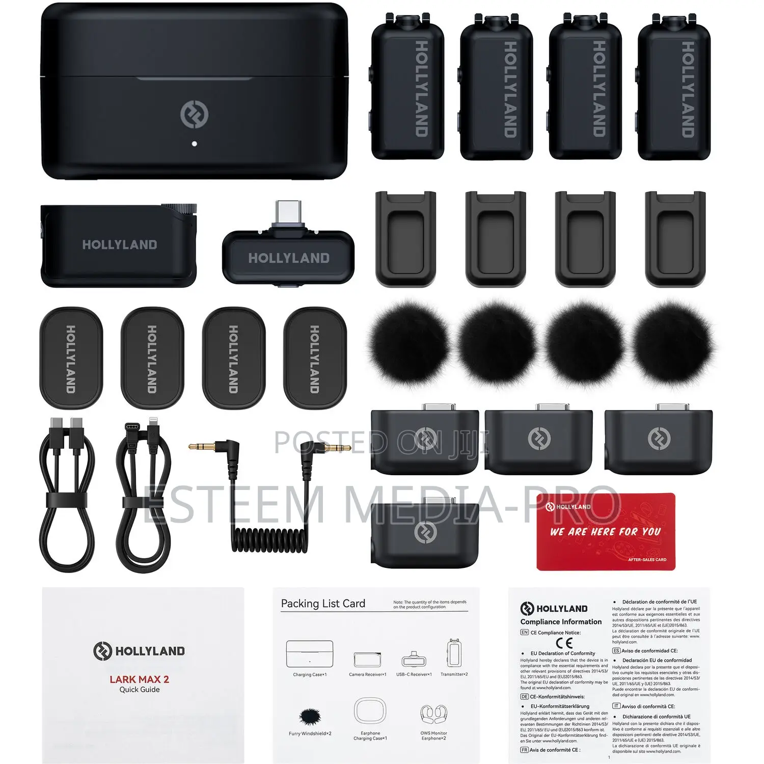Hollyland Lark Max 2 Combo 4-Person Wireless Microphone