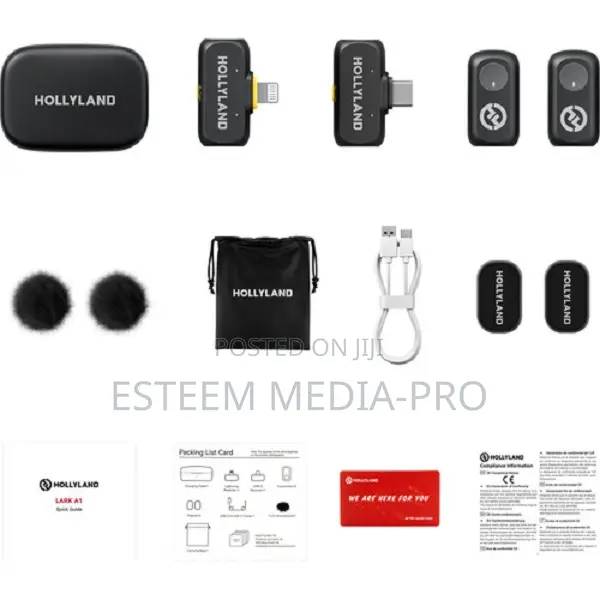 Hollyland Lark A1 Combo 2-Person Wireless Microphone