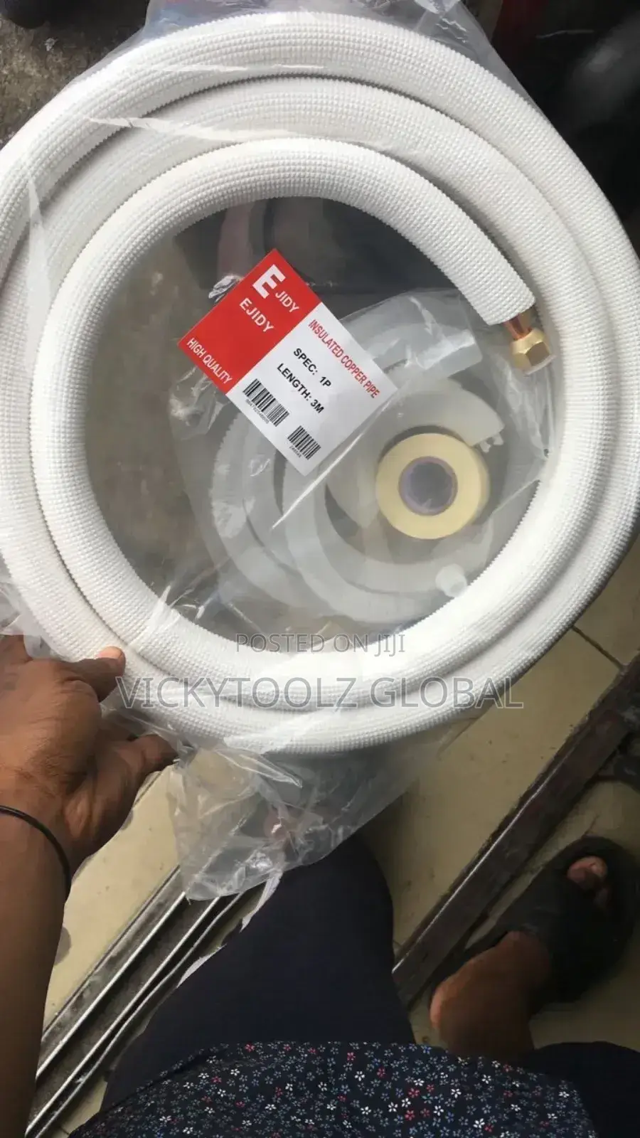 Insulated Copper Pipe Ac Repair Kit for 1hp Air Conditioner