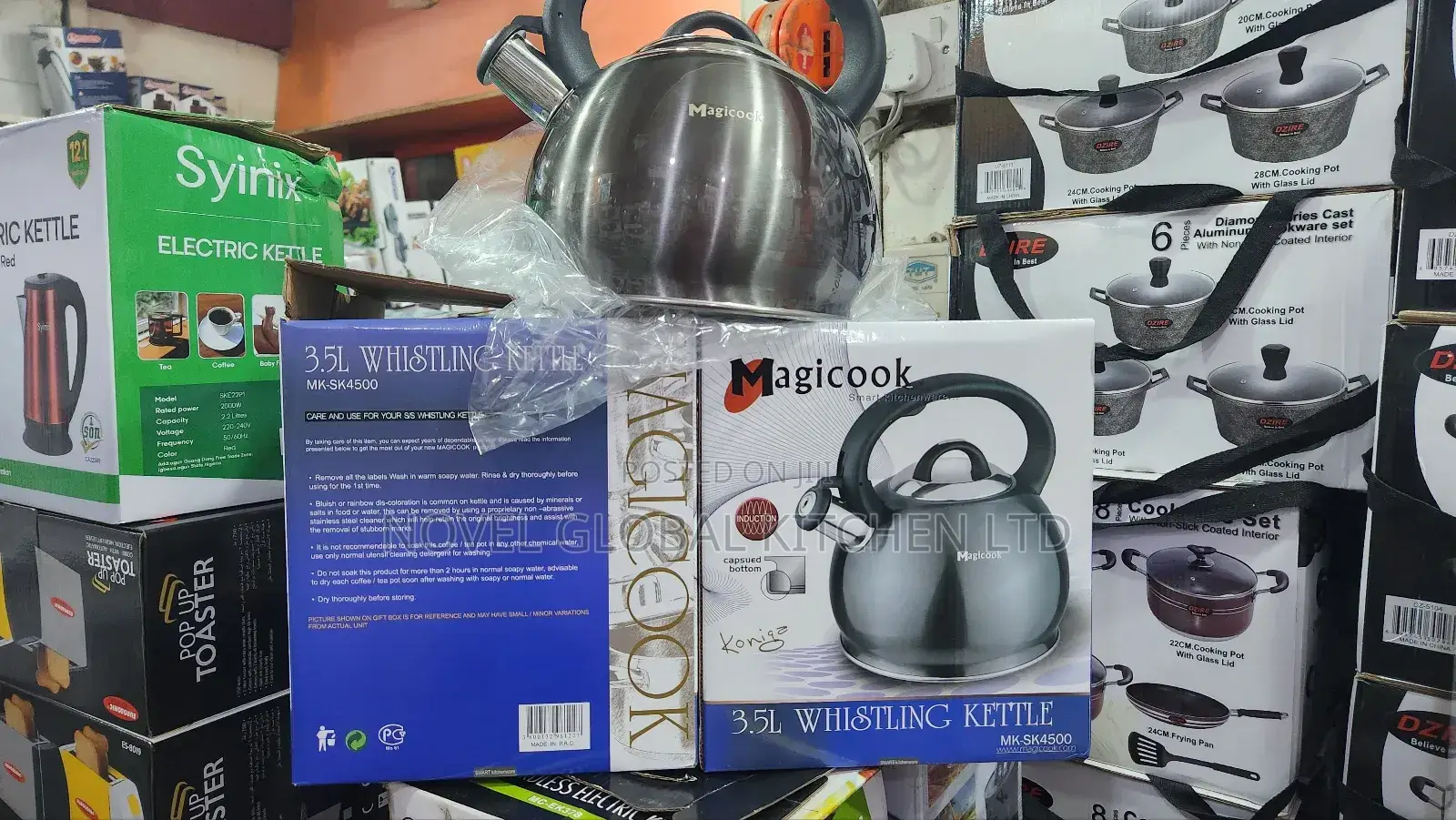 Magicook 3l Whistling Kettle