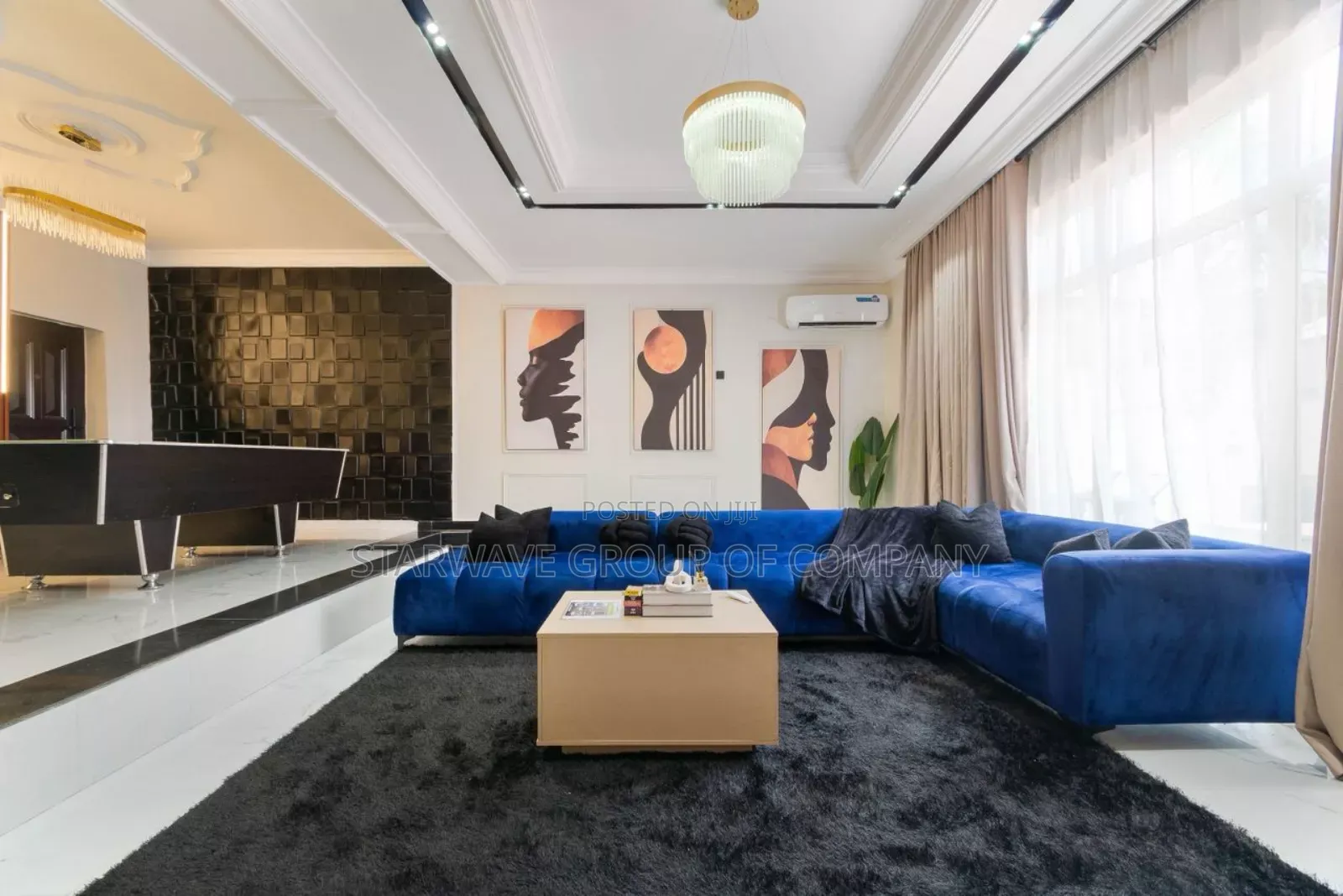 Luxurious One Bedroom Apartment With Snooker Board