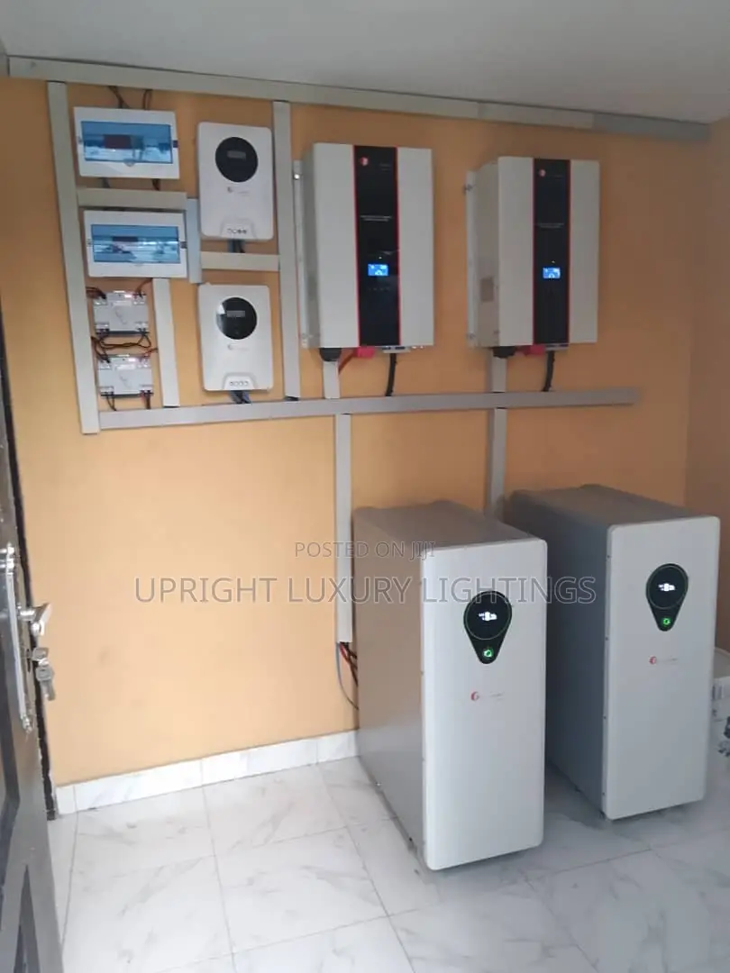 20kva Setup With 35kwh Lithium Battery Backup 24pcs of Pan