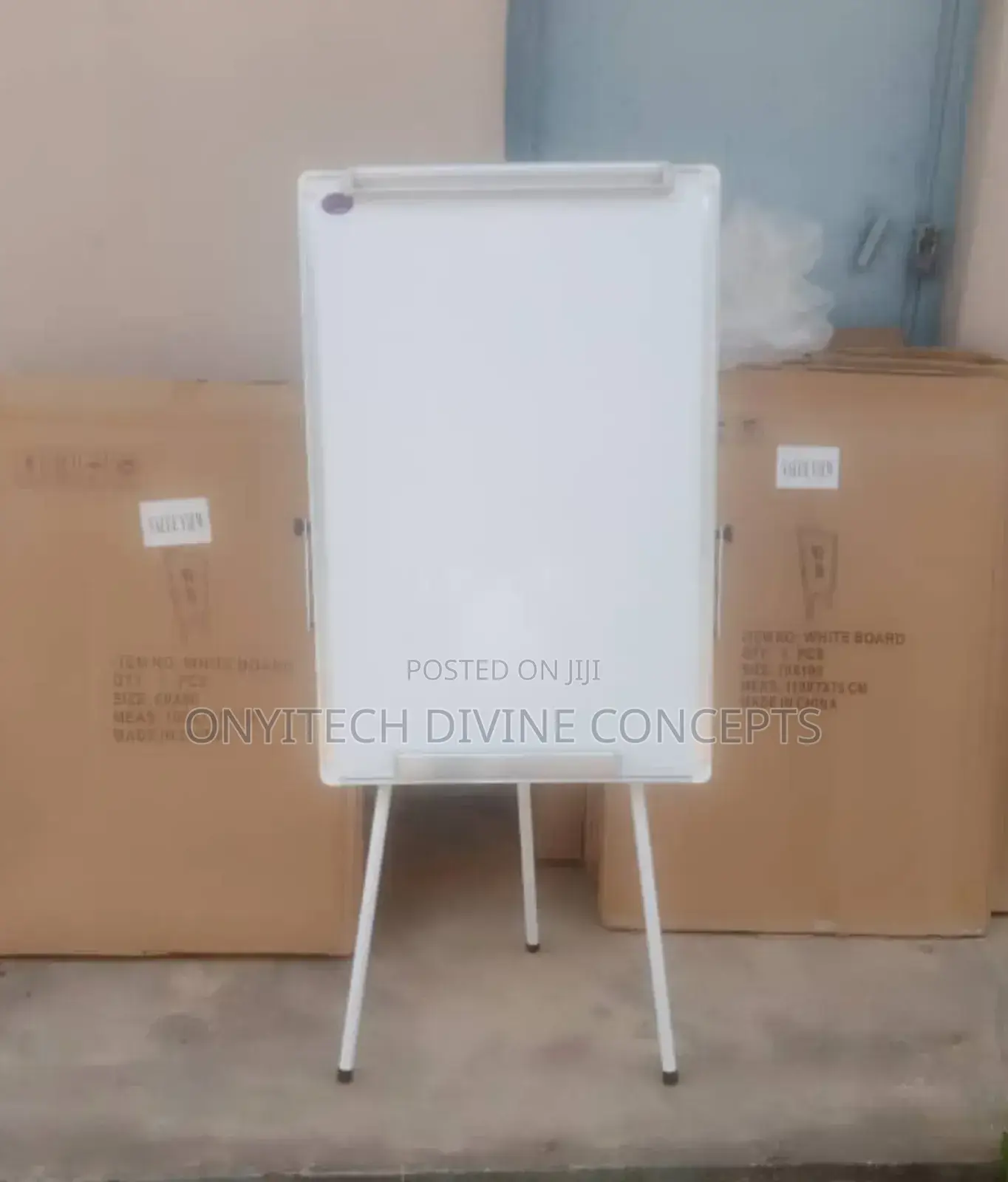 White Board With Stand 70 By 100cm