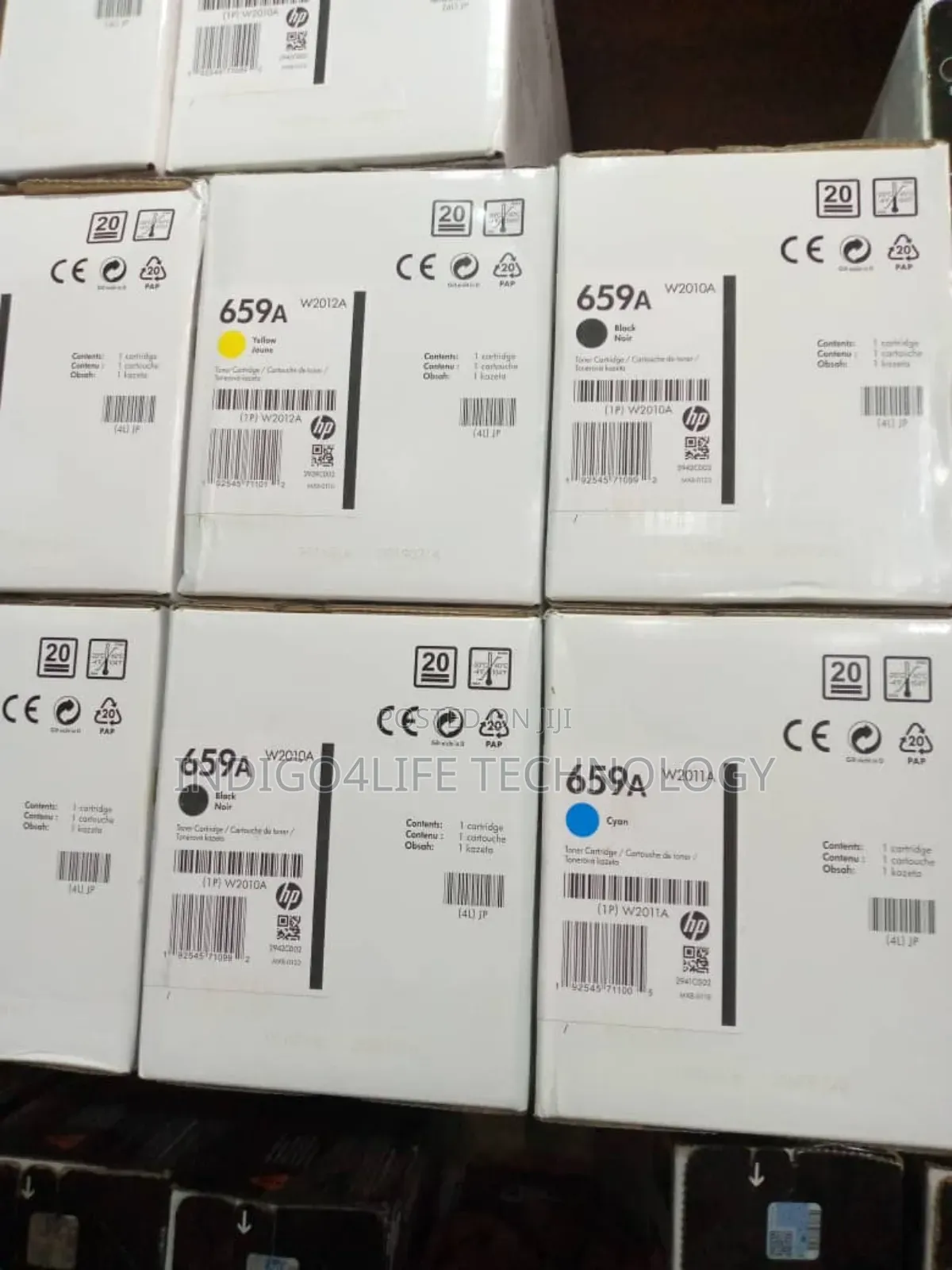Hp 659a Laserjet Toner Black Cyan Magenta Yellow