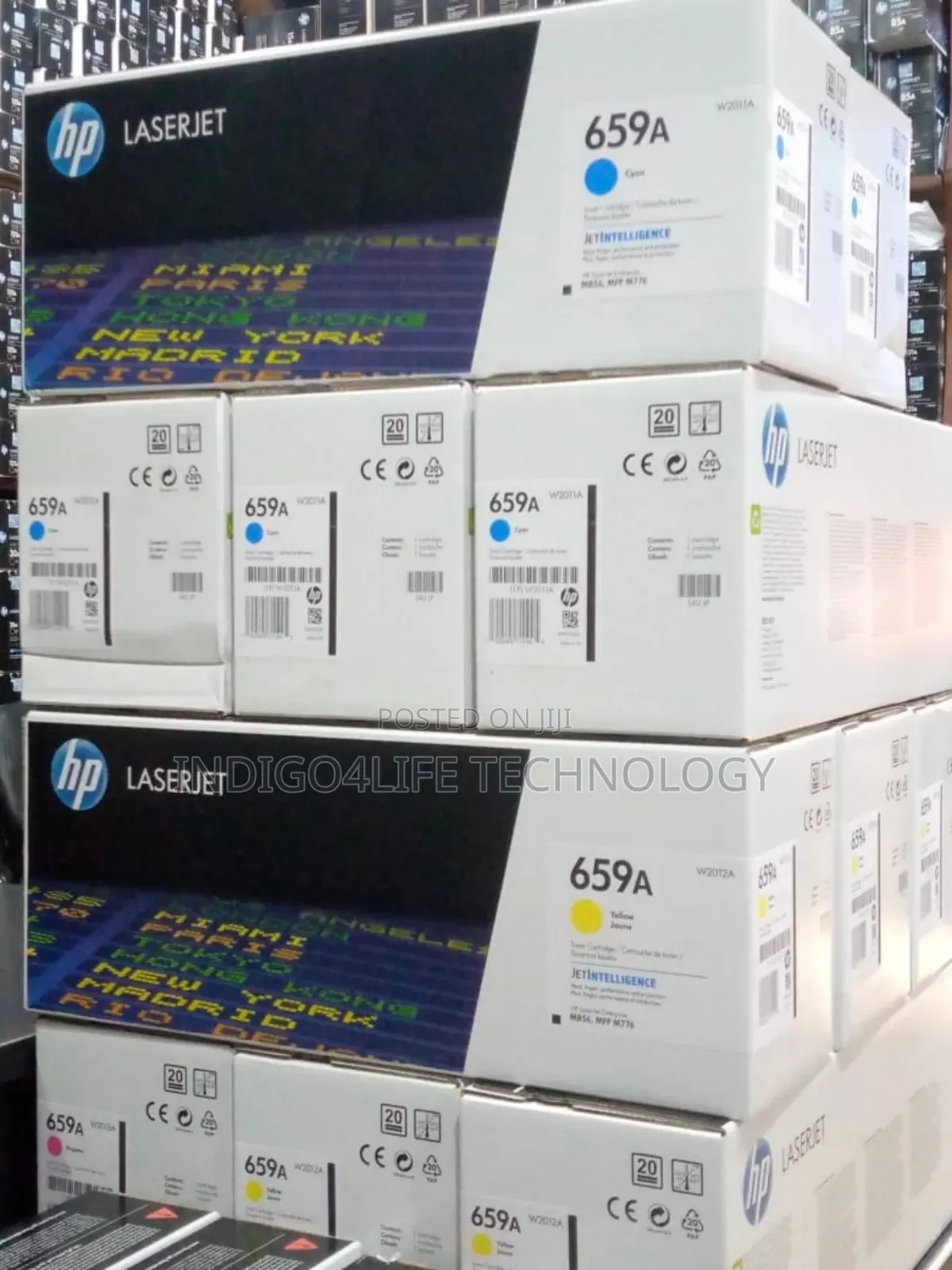 Hp 659a Laserjet Toner Black Cyan Magenta Yellow