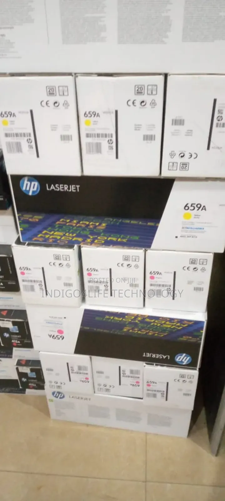 Hp 659a Laserjet Toner Black Cyan Magenta Yellow