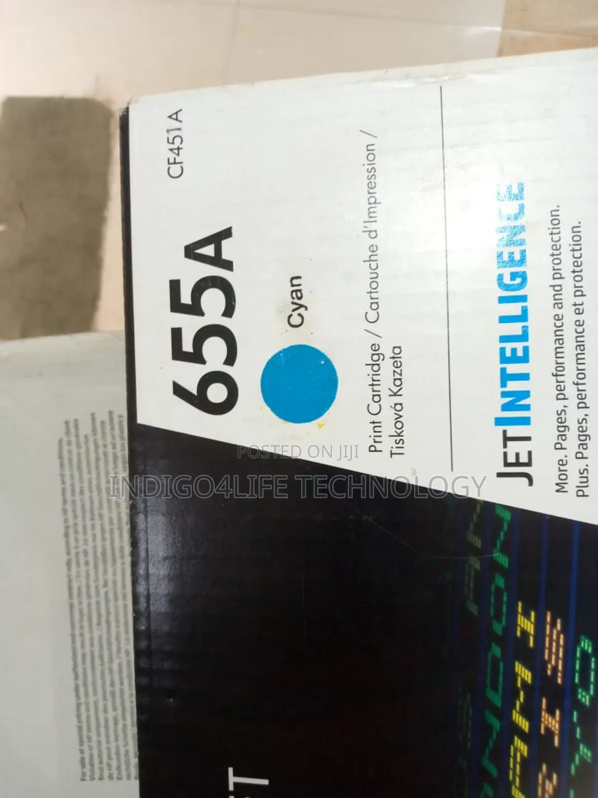 Hp 655a Laserjet Toner Black Magenta Cyan Yellow