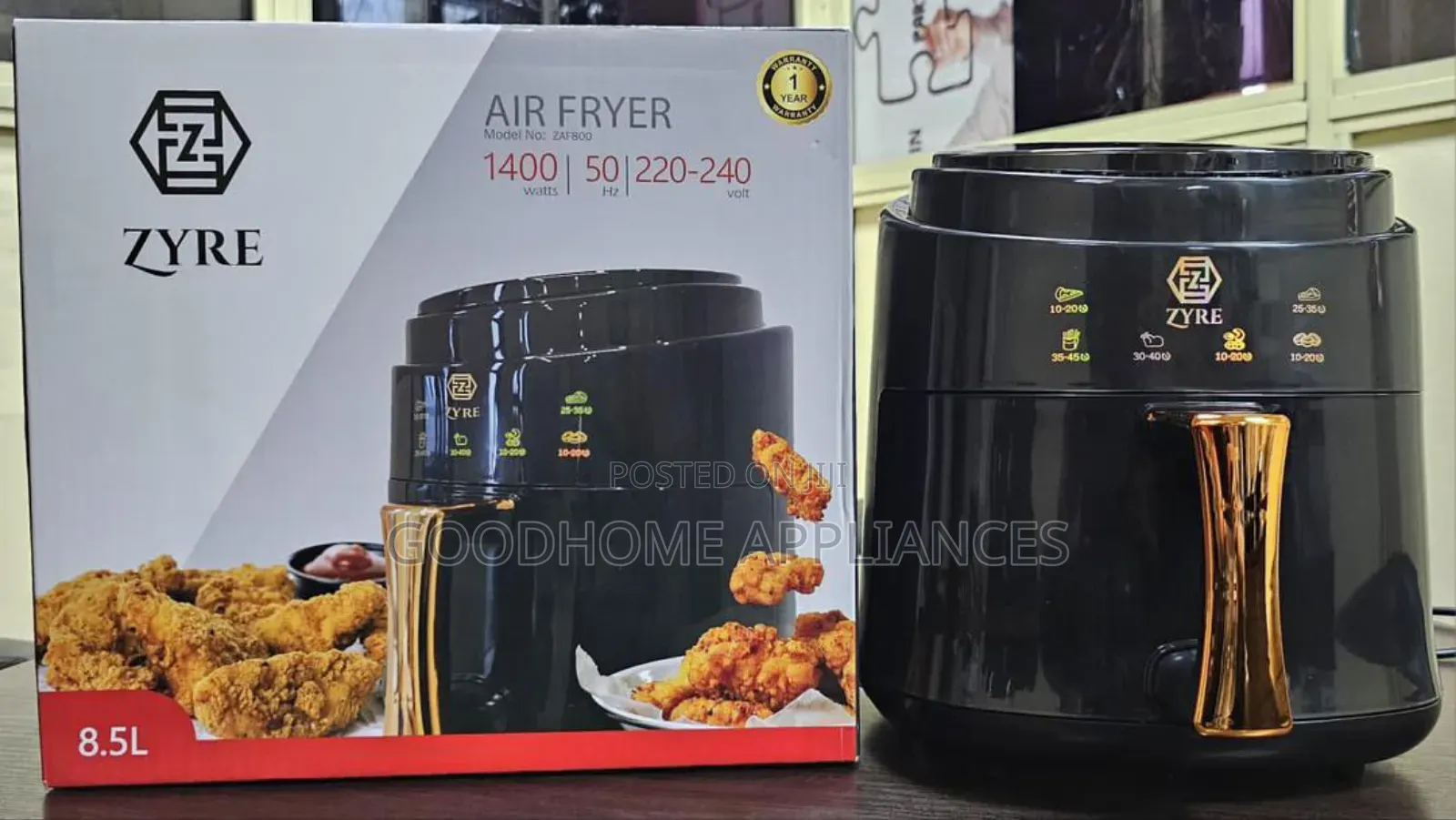Zyre 8.5l Air Fryer