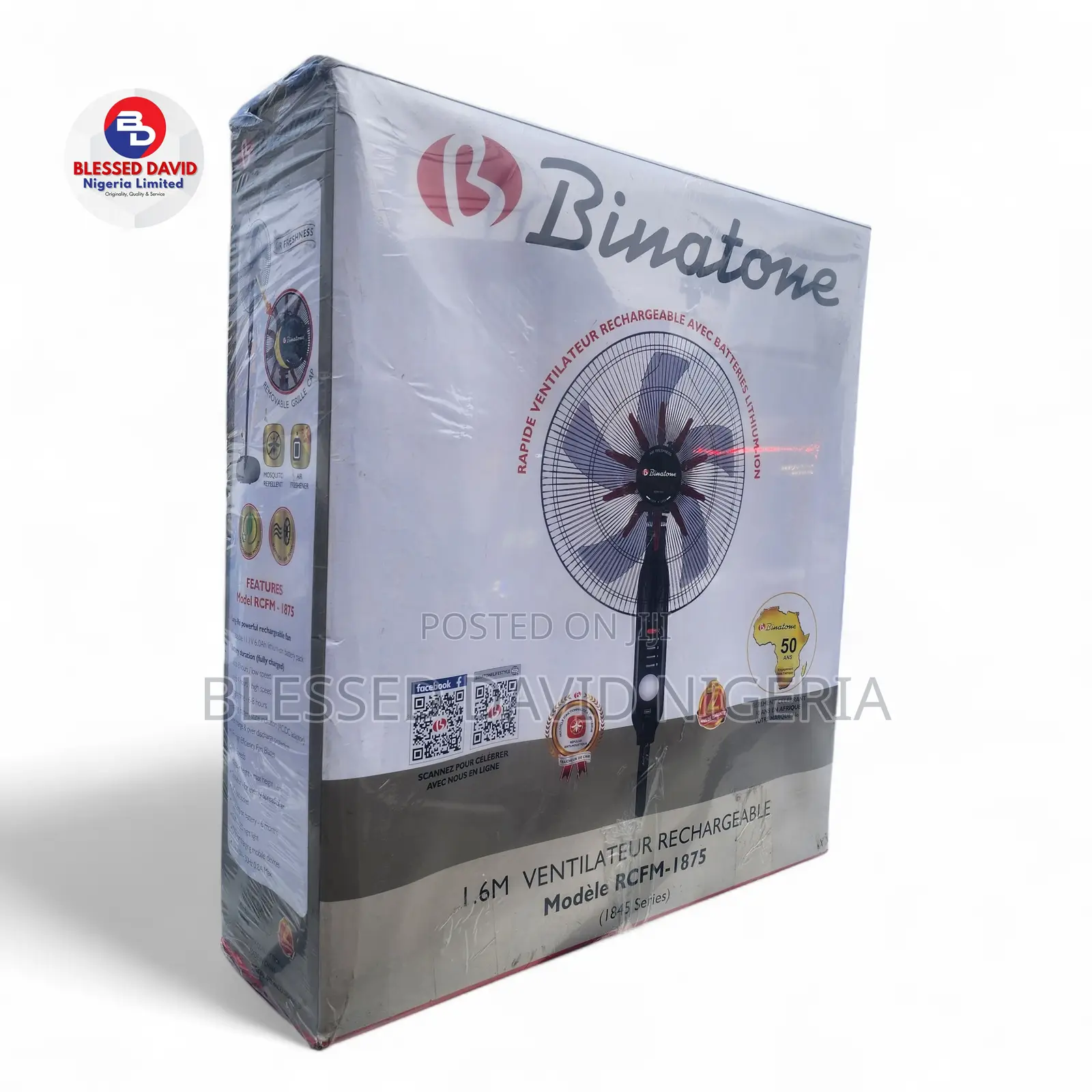 Binatone Rechargeable Fan