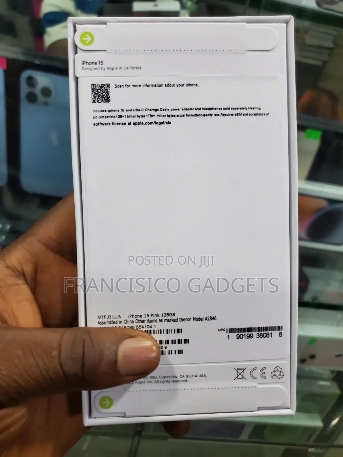 New Apple iPhone 15 128 GB Pink
