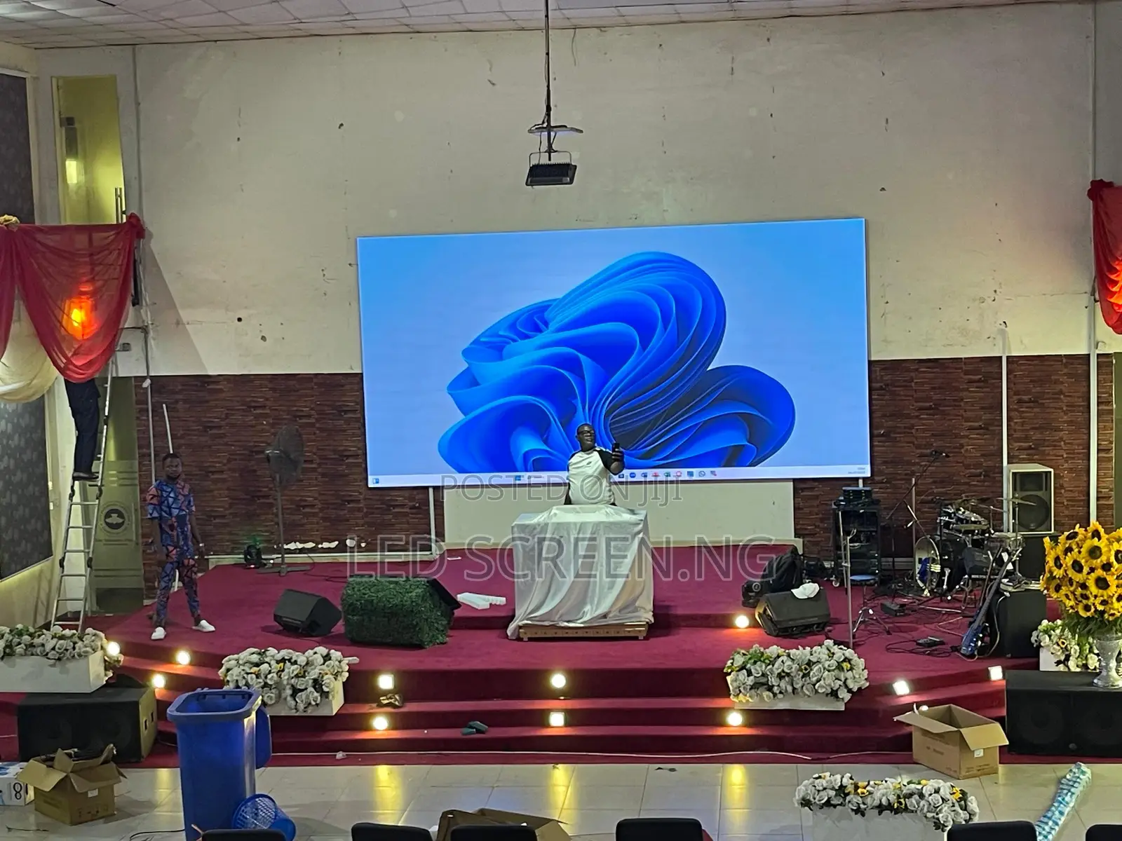 Indoor Church Screen