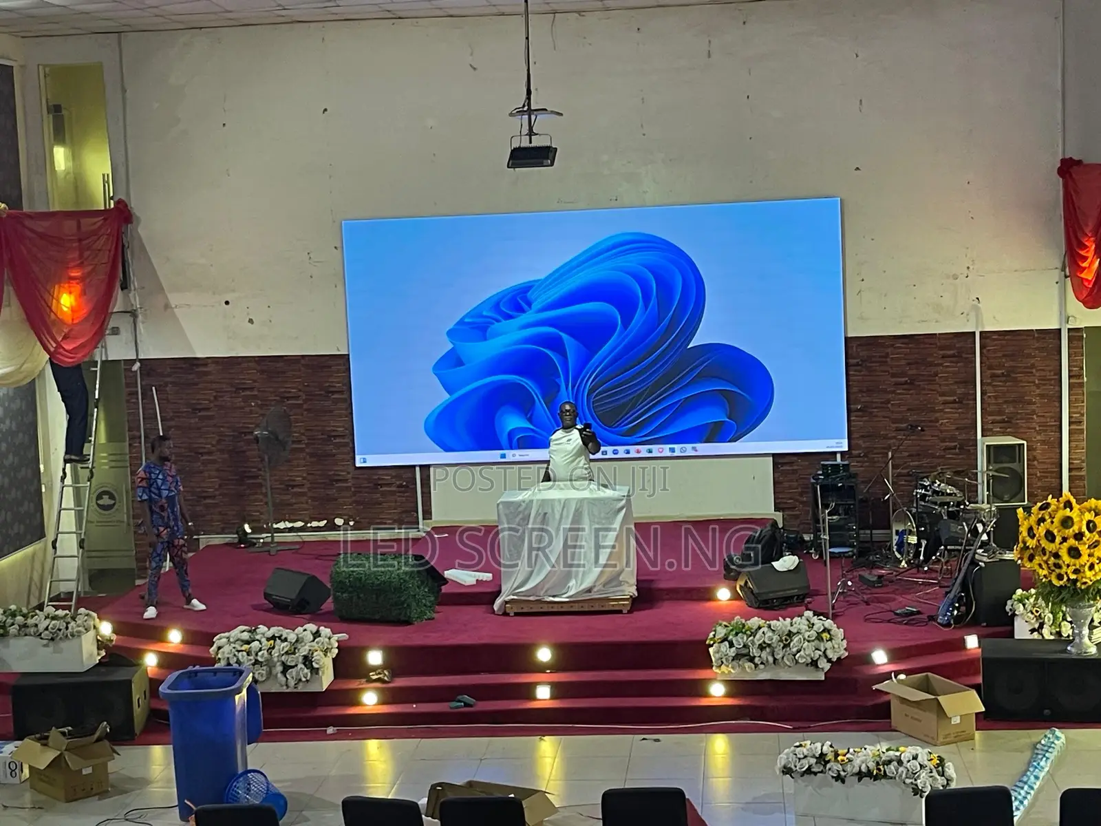 Indoor Church Screen