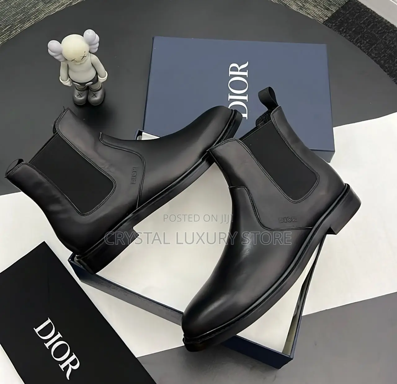 Dior Quality Luxury Men Genuine Leather Boots