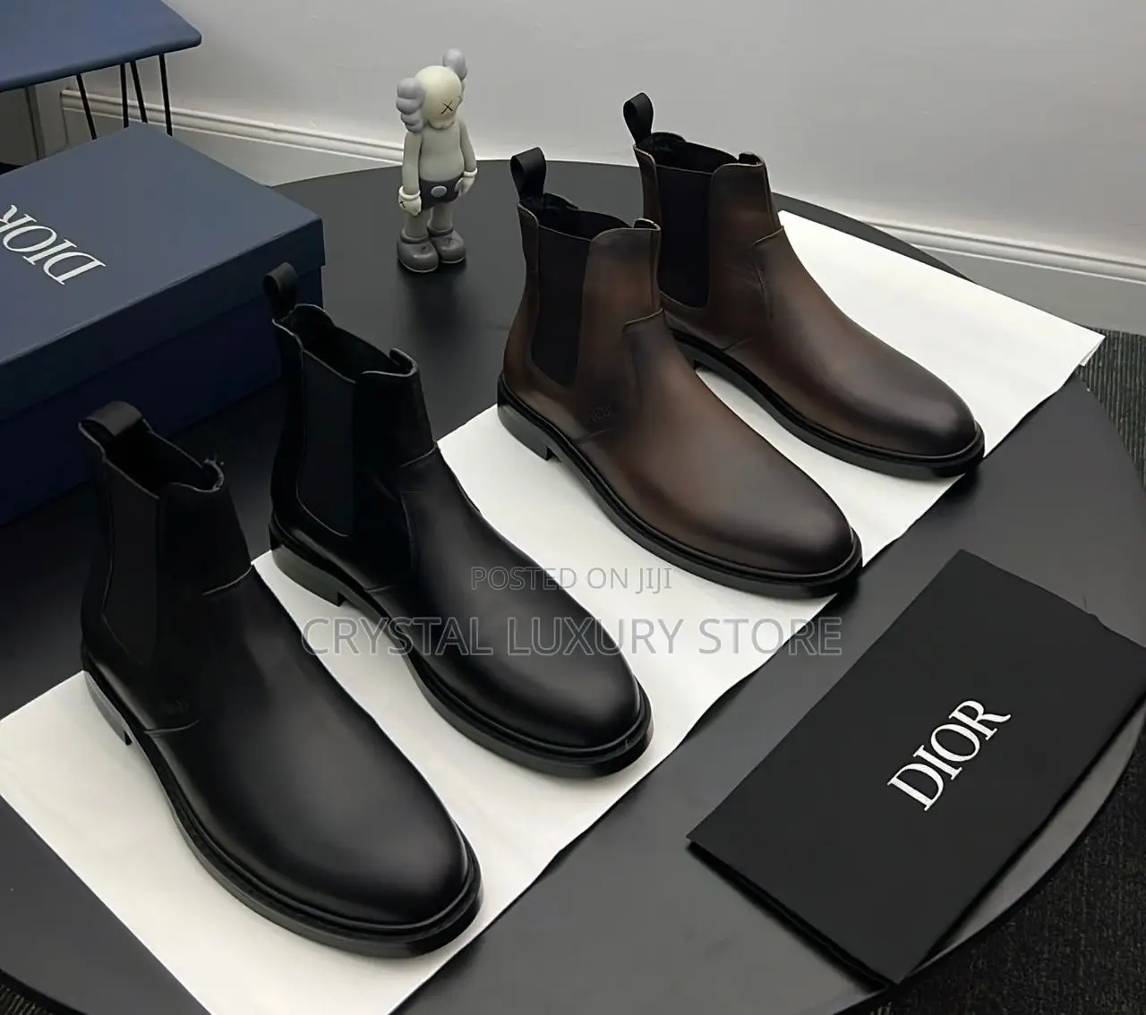 Dior Quality Luxury Men Genuine Leather Boots