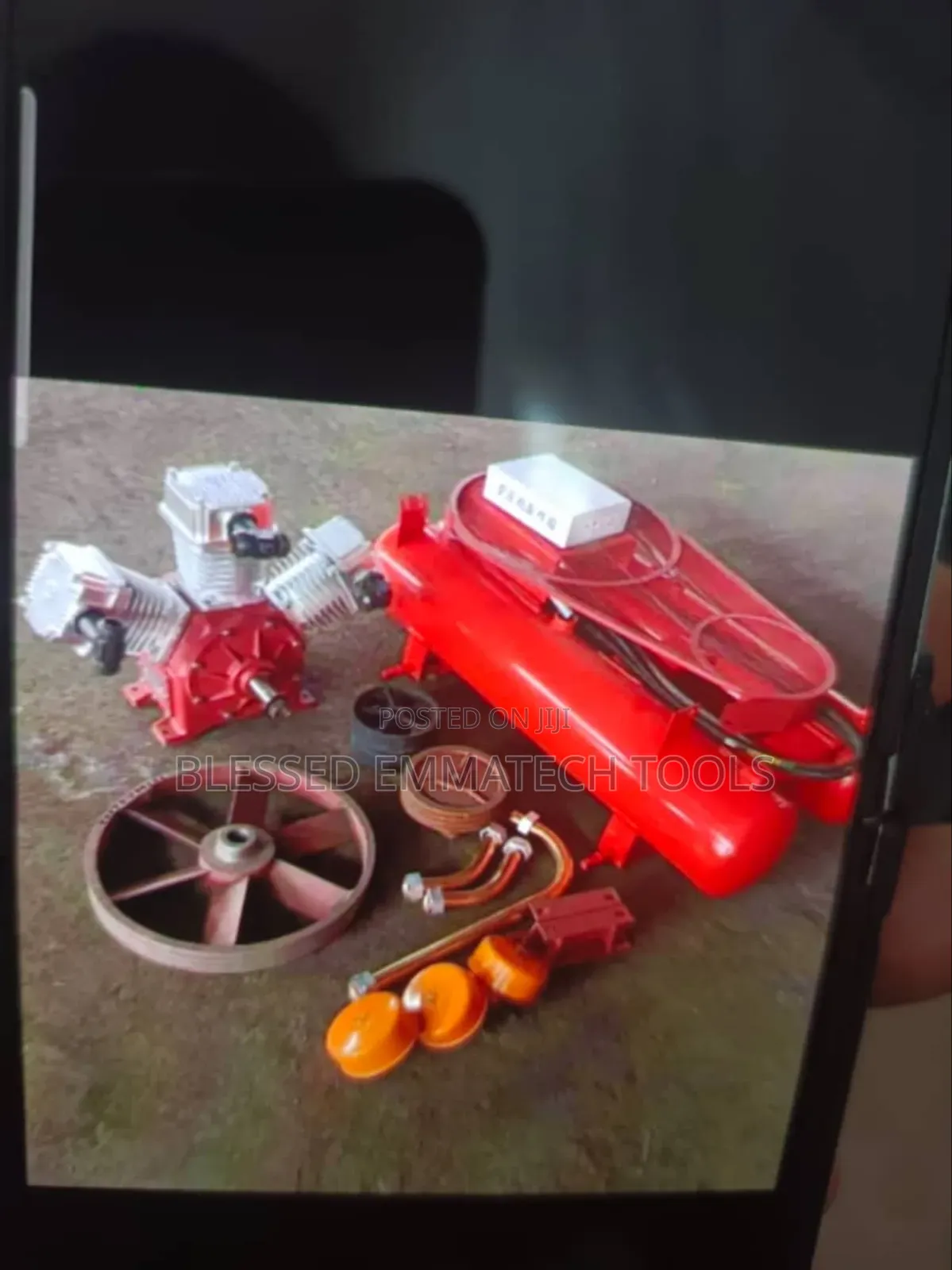 Double Engine Air Compressor