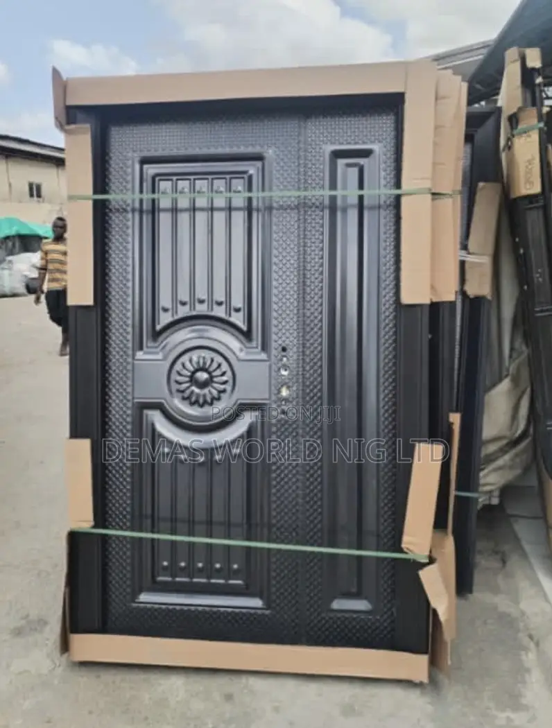 Black Versace Steel Door 4 by 7ft
