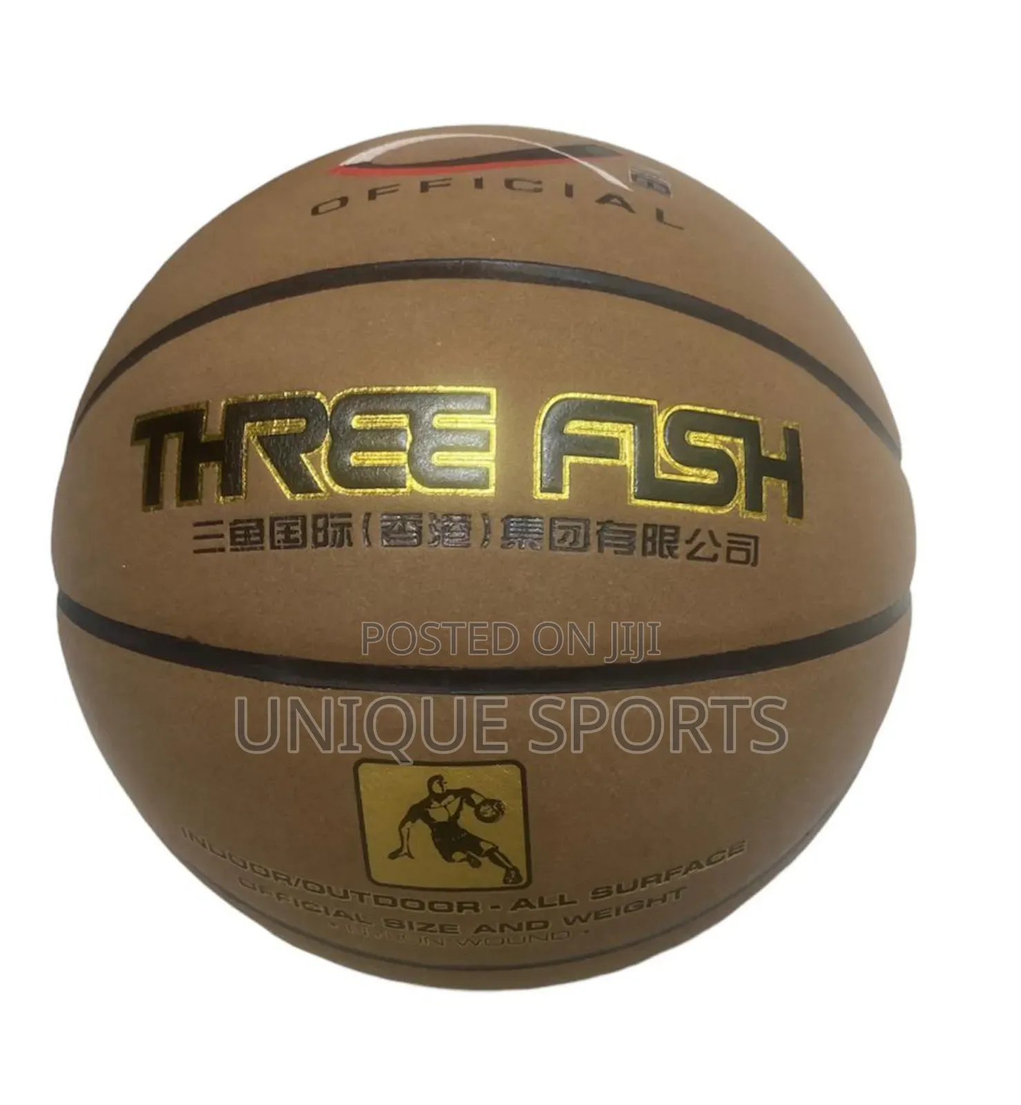 Brand New High-Quality Three Fish Official Basketball
