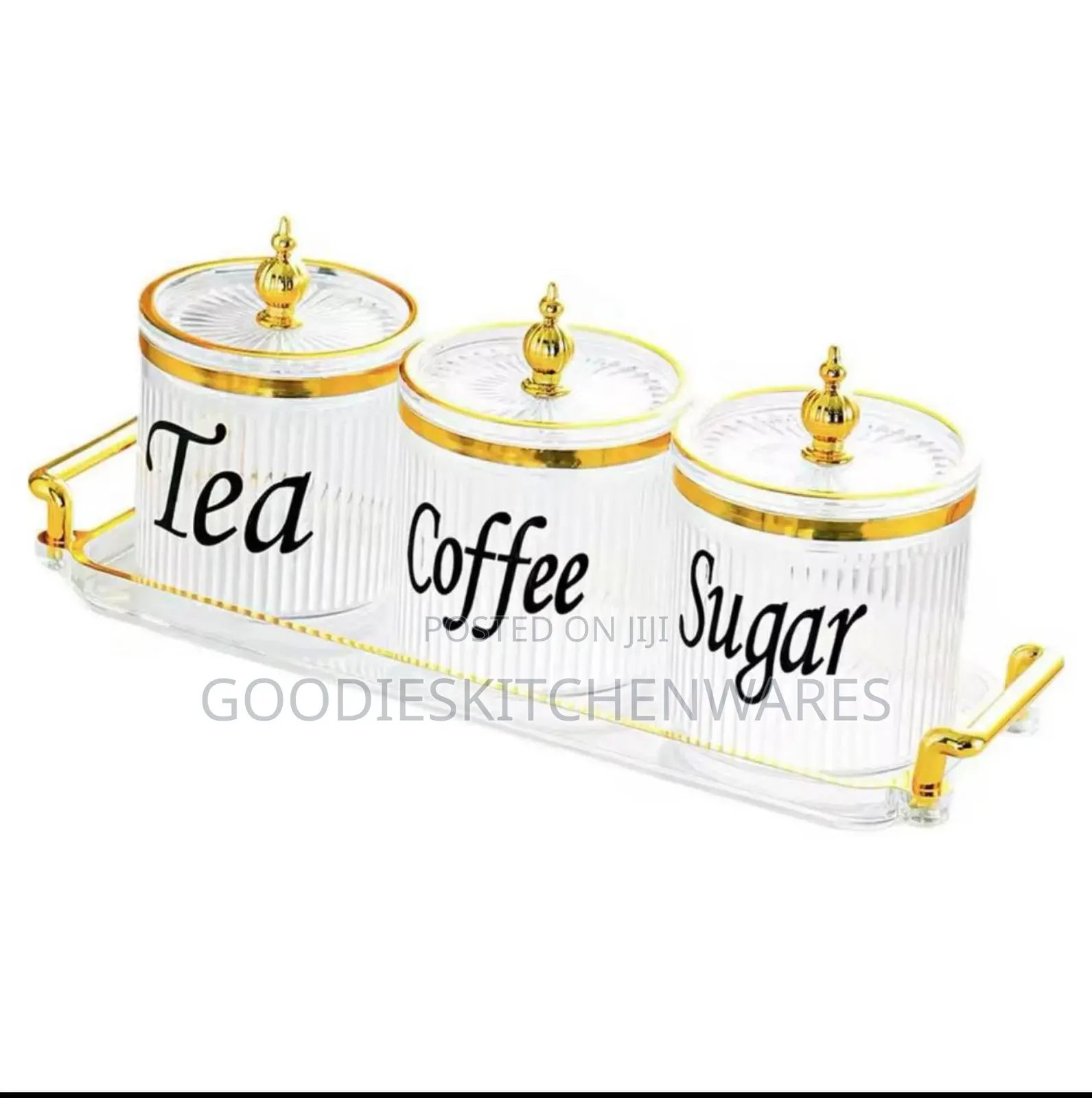 3 in 1 Acrylic Tea Set With Tray