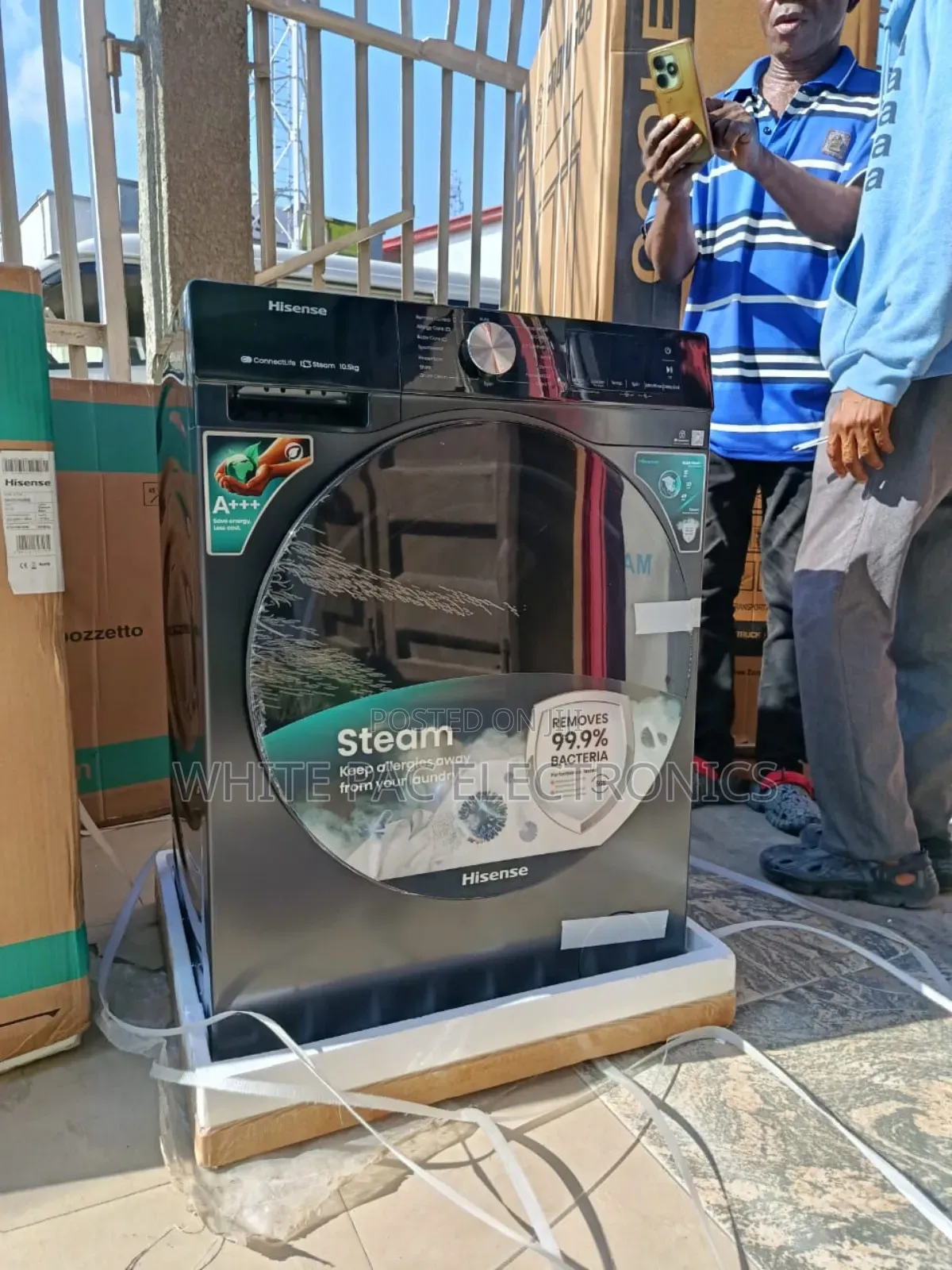 Brand New Hisense Inverter Dryer 10kg Front Loader > 1year