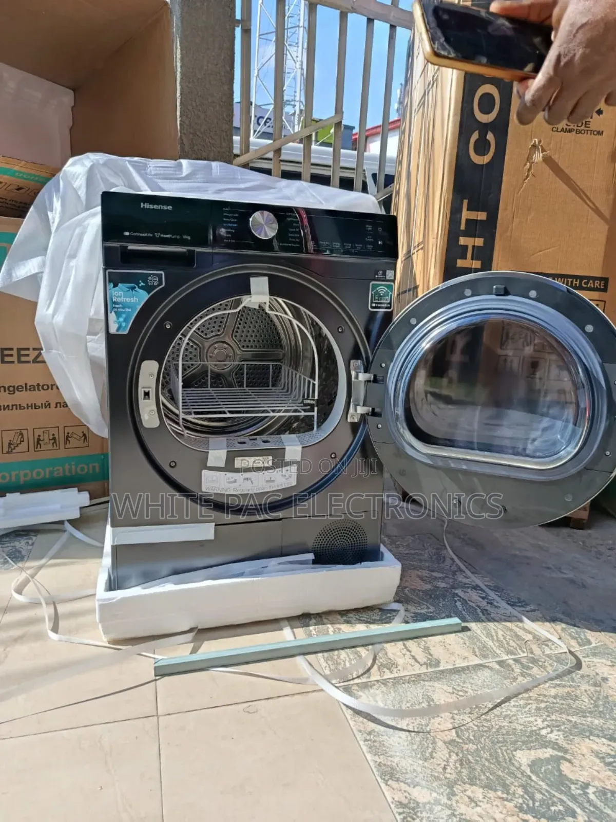 Brand New Hisense Inverter Dryer 10kg Front Loader > 1year