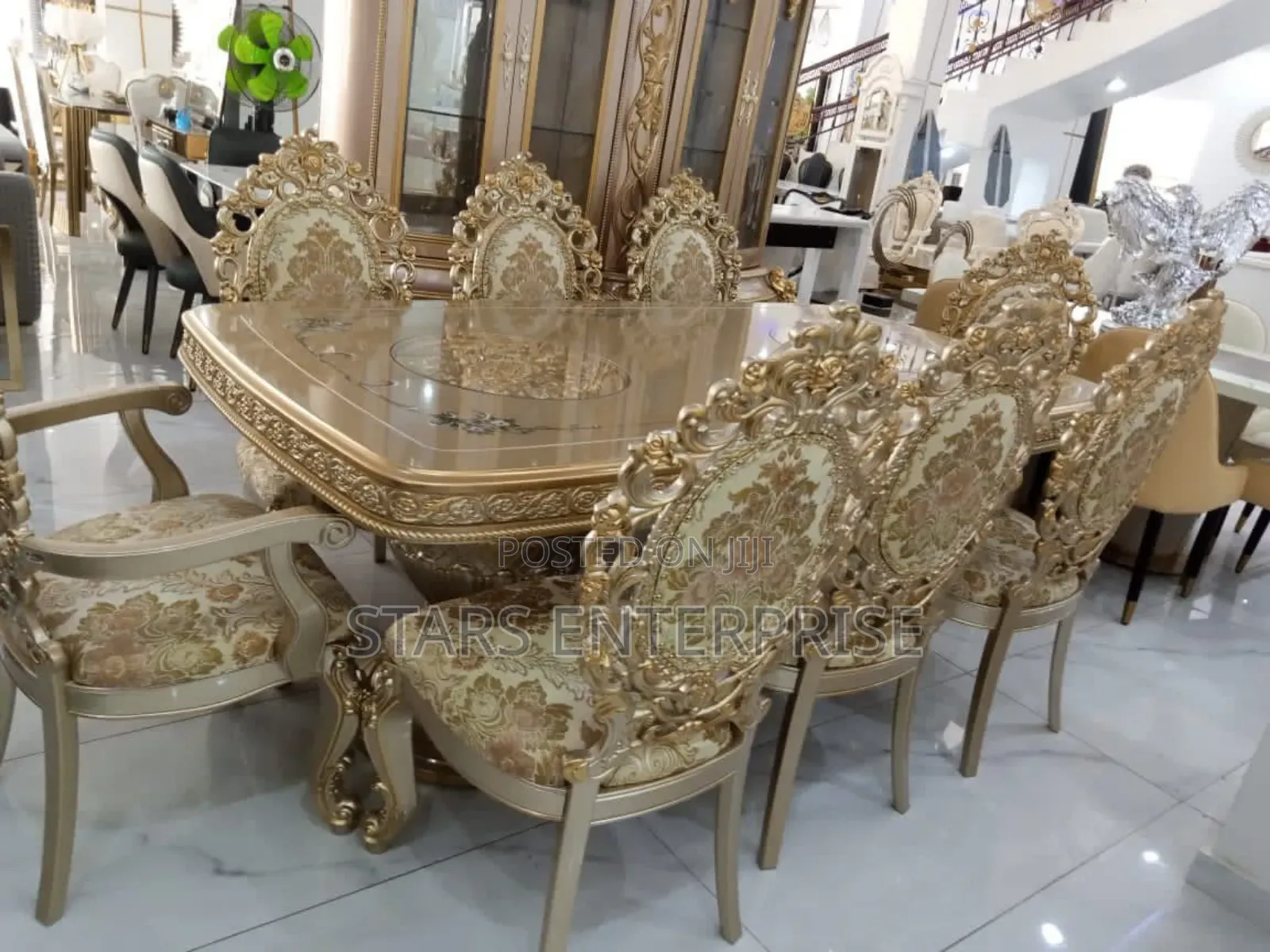 8 Seater Royal Marble Dinning Set