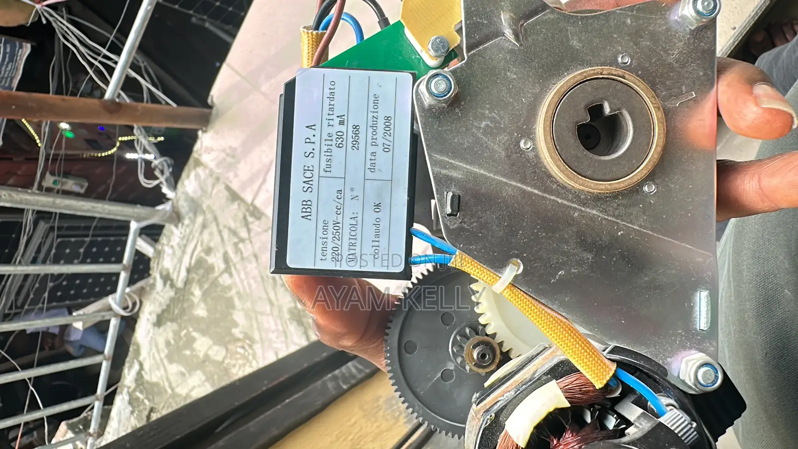 Abb Sace S.P.A Air Circuit Breaker Motor 220v