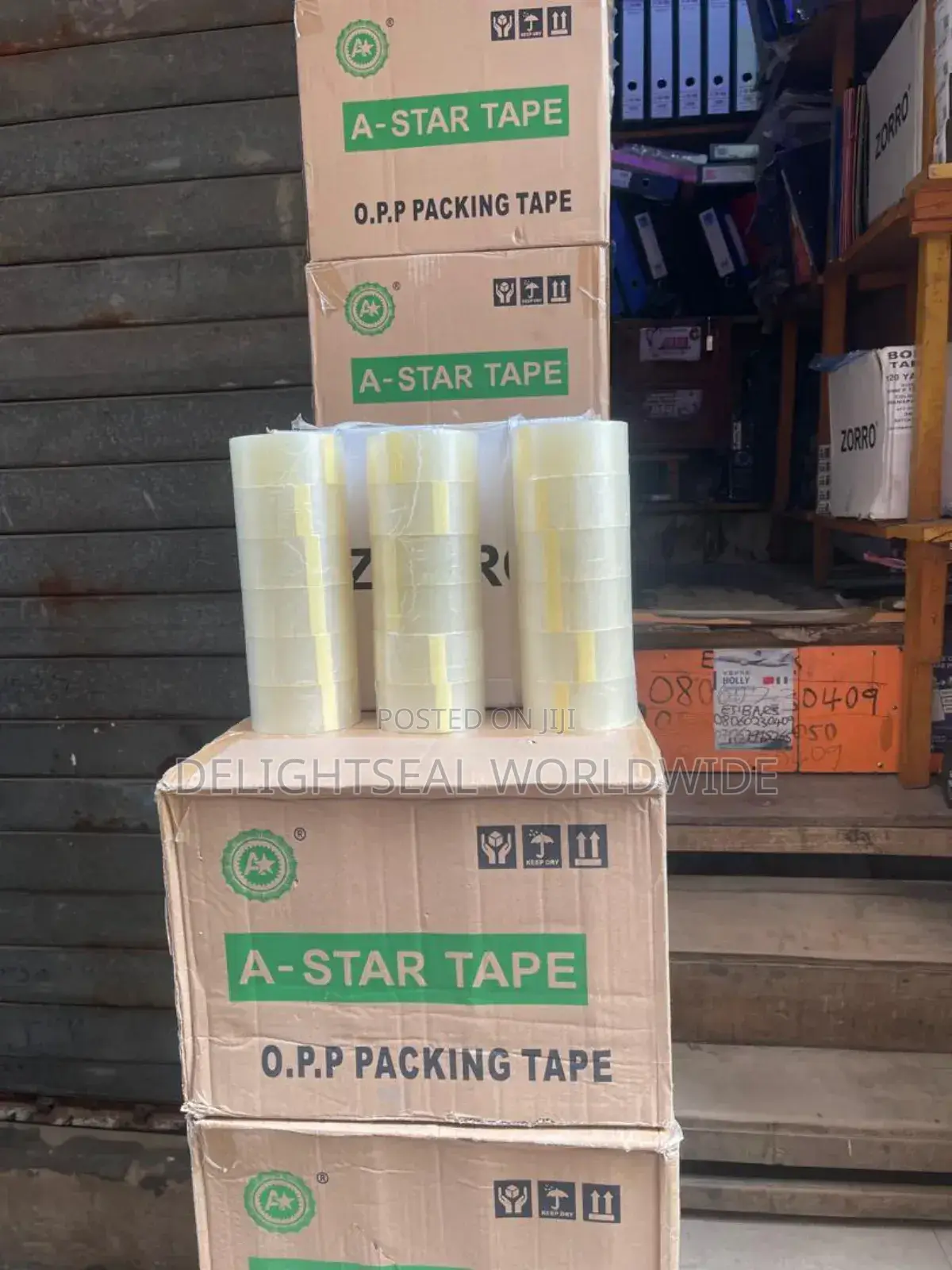 Carton Of Selotape Or Cello Tape